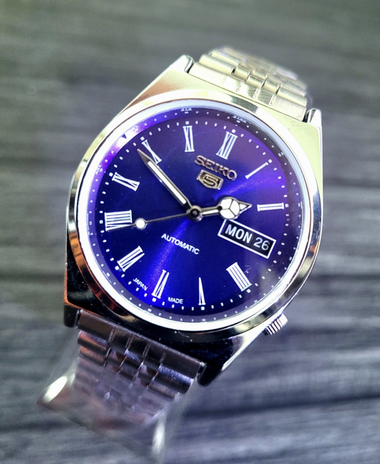 Vintage Seko Automatic Day Date Mens Watch Exhibition Mod G2U