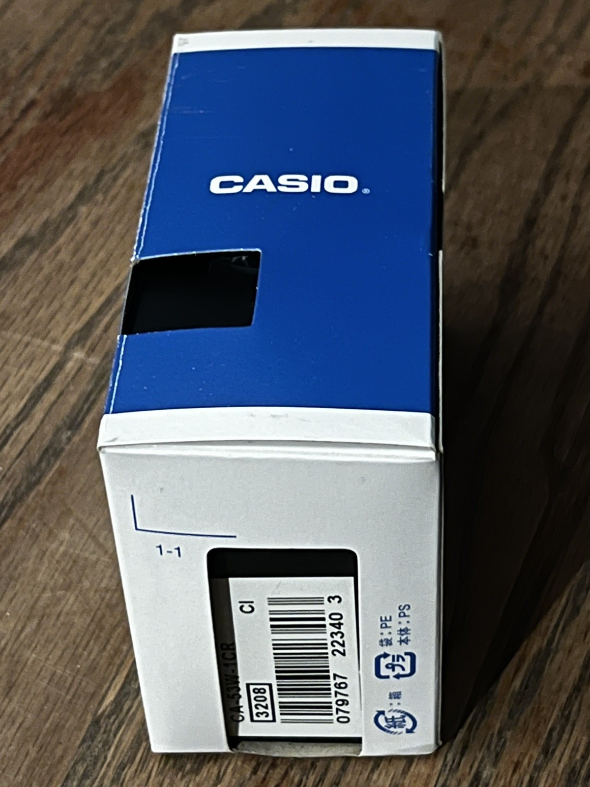 Casio CA53W-1, 8-Digit Calculator Watch, Resin Band, Day/Date, Alarm, Chrono,NEW