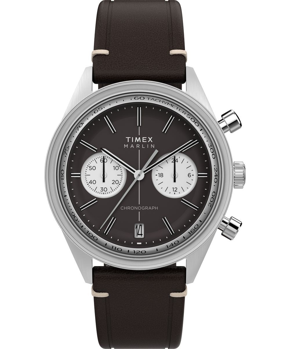 Timex Brown Mens Chronograph Watch Marlin Jet TW2Y24700