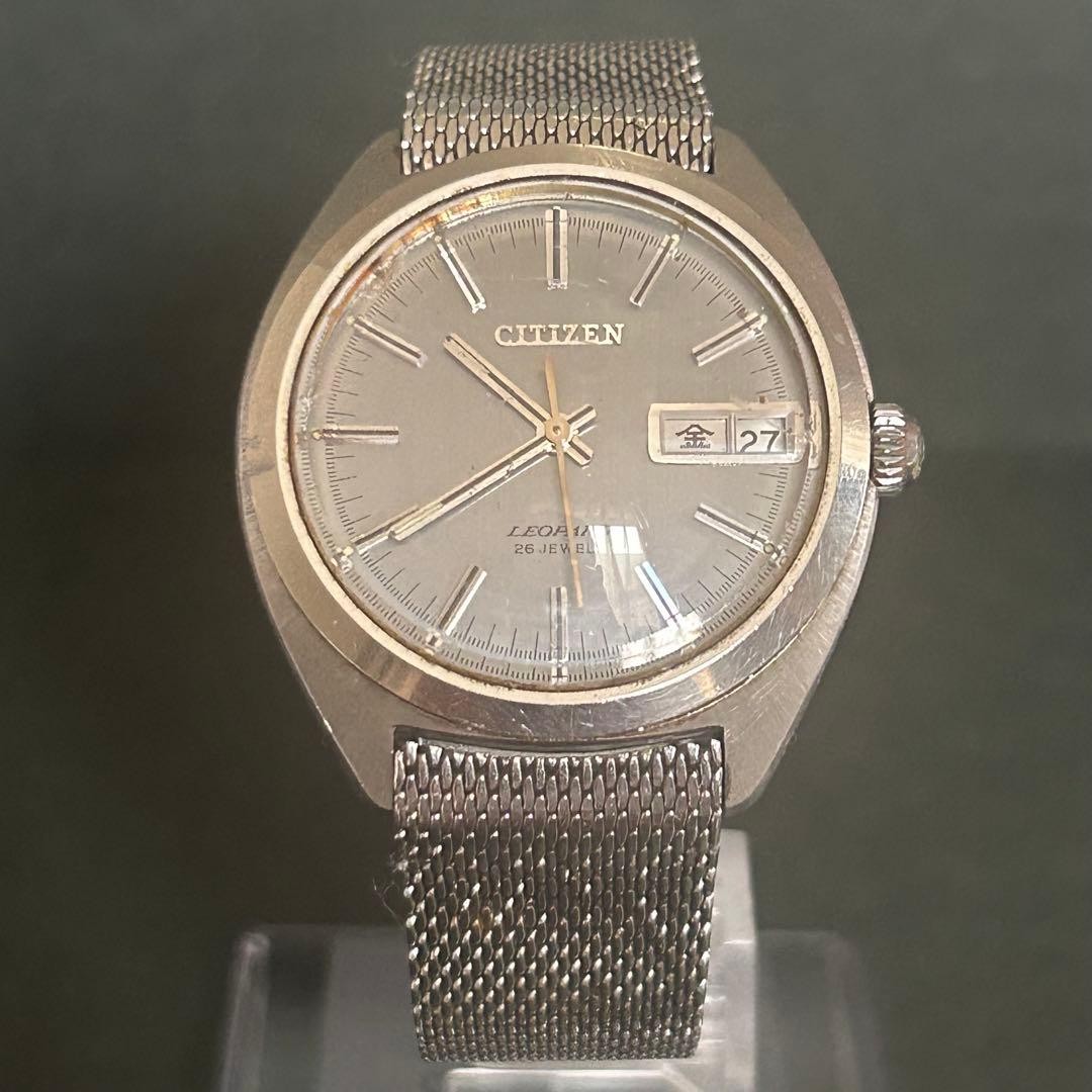 CITIZEN Leopard 4-720041 Y 26 Jewels Automatic Mens Watch Running