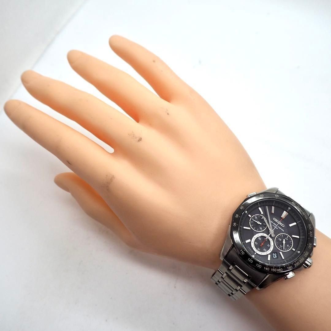 44 Working SEIKO Watch Brightz Men s Radio Solar Titanium Chrono