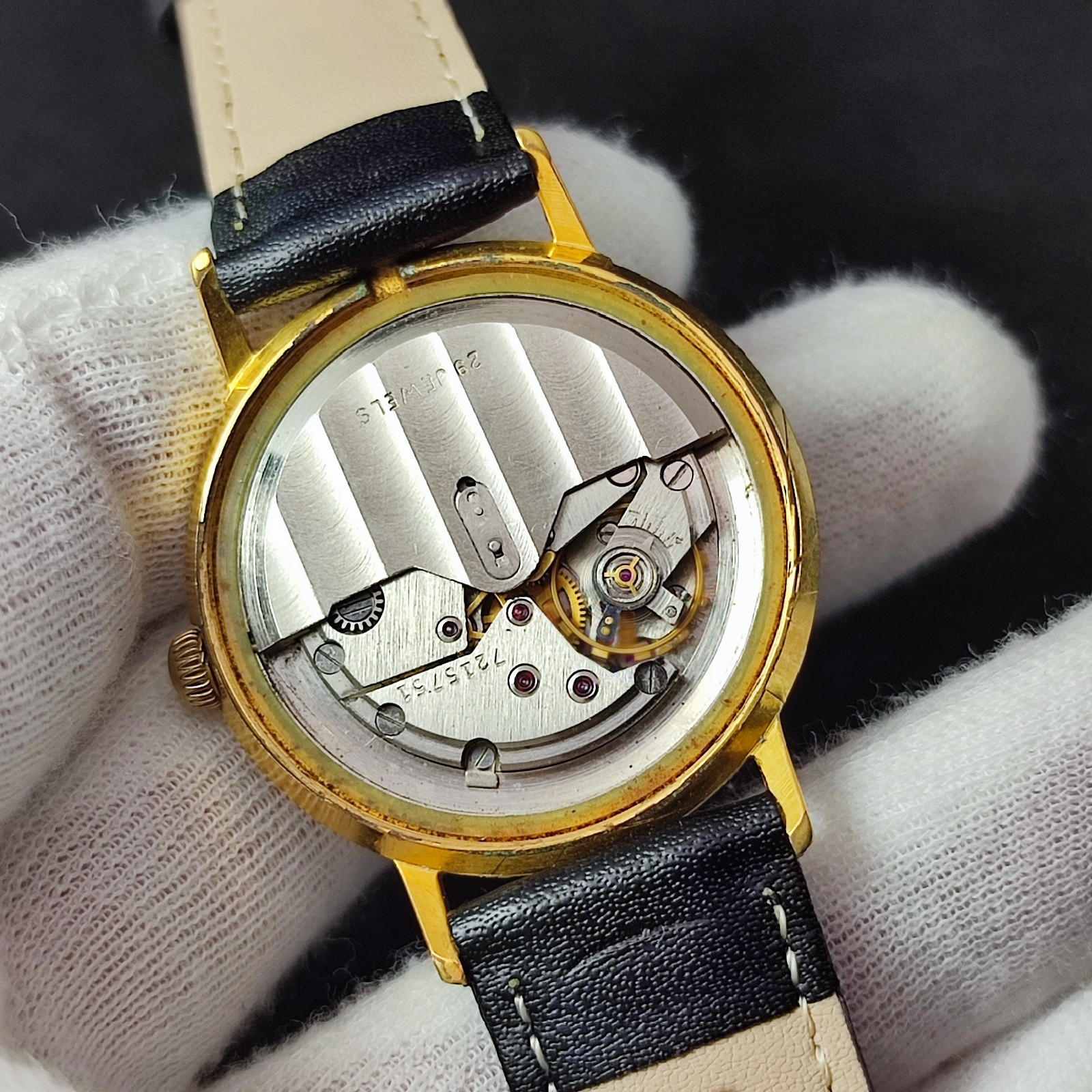 ⭐Vintage Soviet watch Poljot De luxe automatic shockproof 29 jewels Made in USSR