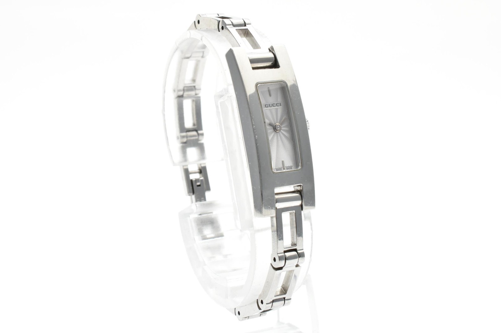 [EXC+5] GUCCI 3900L Women’s Watch silver Dial Quartz Swiss Made from JAPAN
