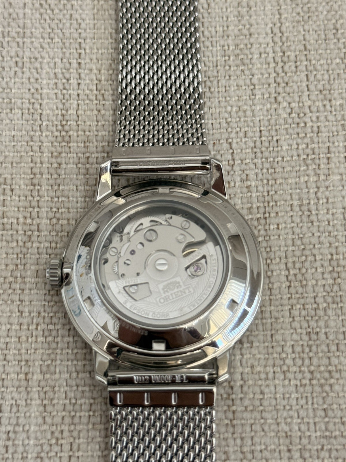Orient Maestro Automatic Watch Green Dial Basic Date AC0E06E Made in Japan