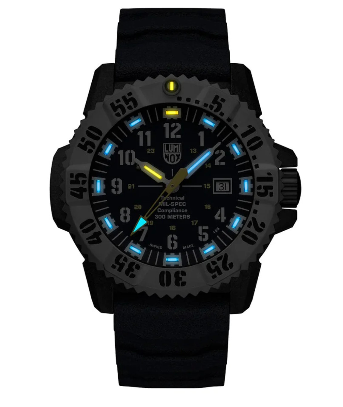Luminox XL.3355.2 MIL-SPEC Military Carbonox 46 mm Rubber Quartz Men’s Watch