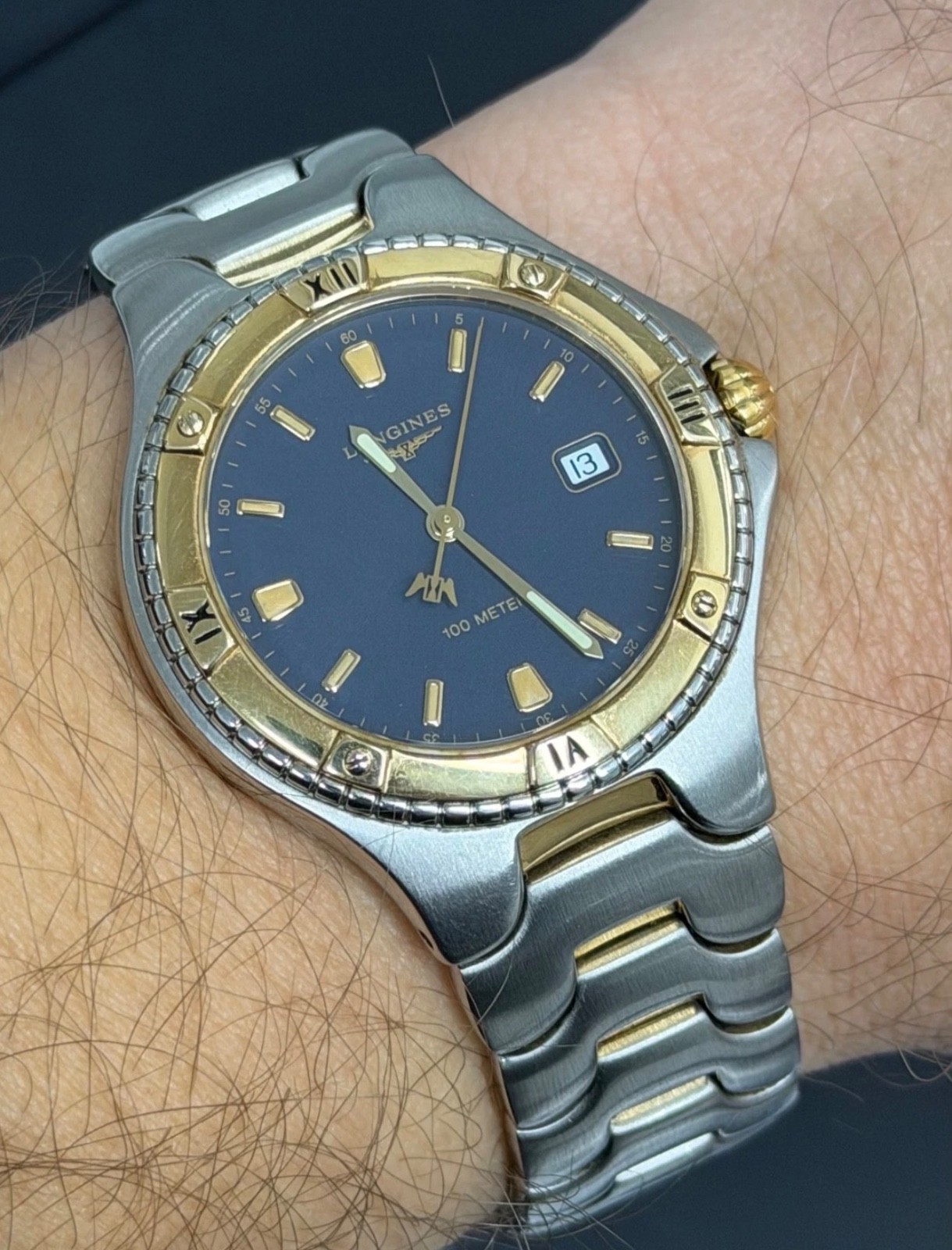 Vintage Longines Conquest L3.612.3 Two Tone Men’s Watch