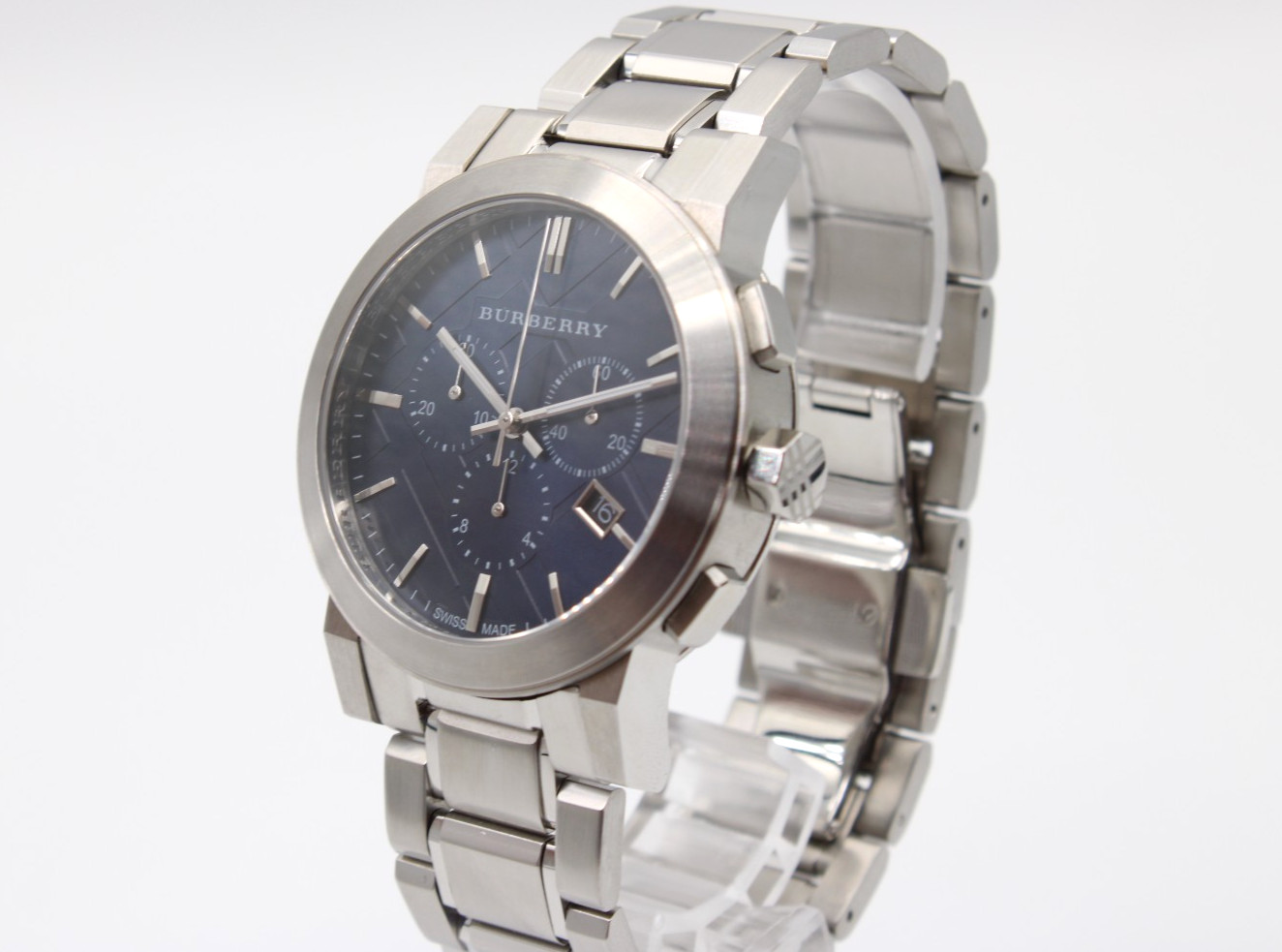 BURBERRY The City BU9363 Blue Dial Stainless Steel Men’s Watch 42mm