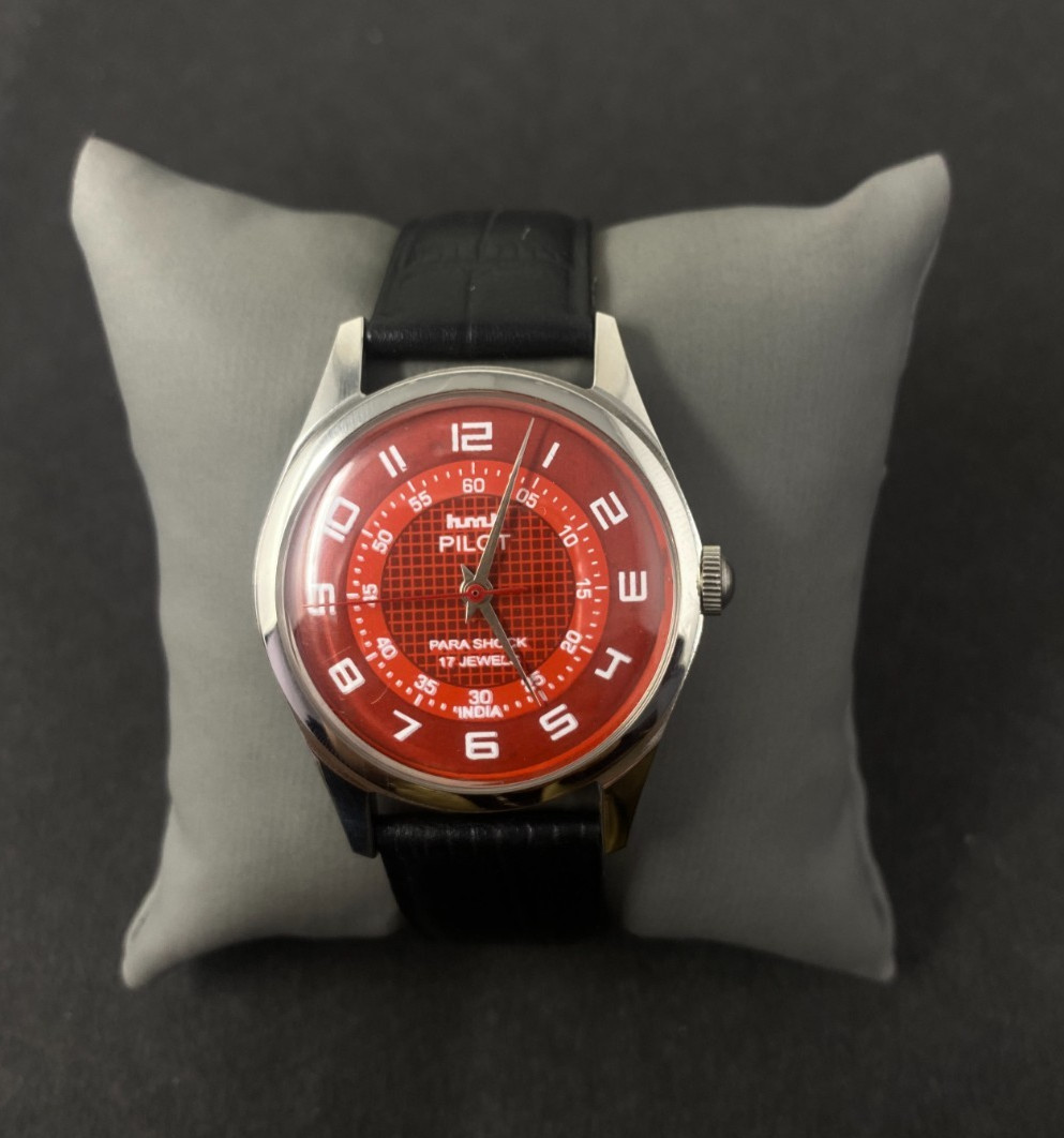 Vintage HMT Pilot 17 Jewels Mechanical Hand Winding Men’s Wrist Watch