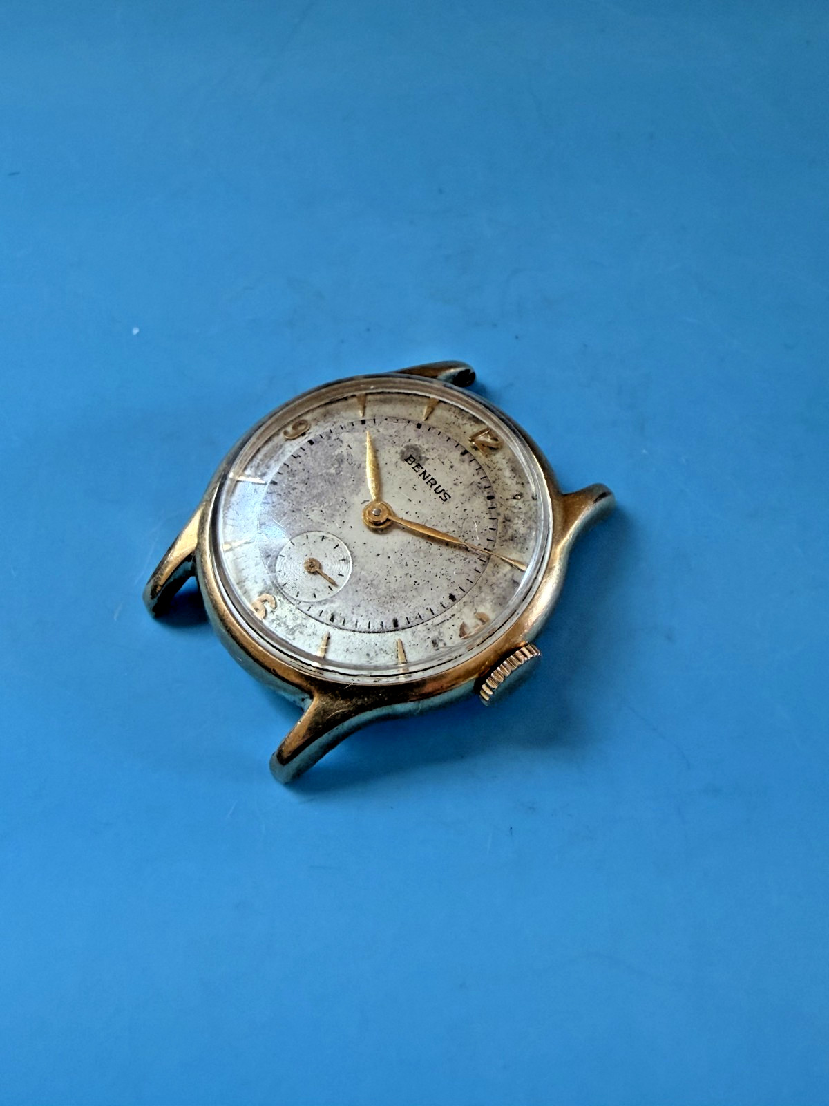 Vintage Benrus 17J BB14 Mechanical Watch Gold Filled – Running