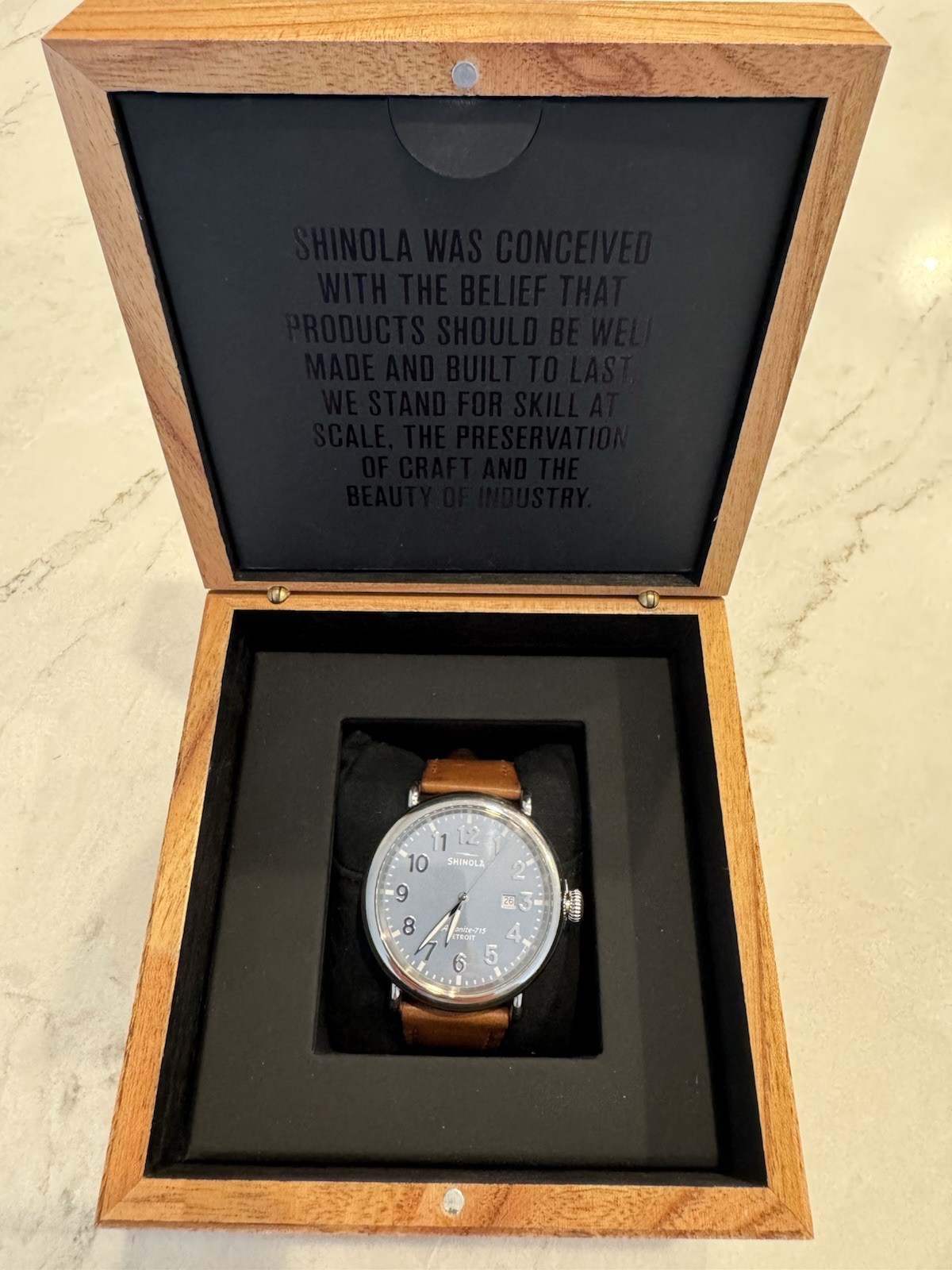 Shinola Runwell 47mm Silver Stainless Steel