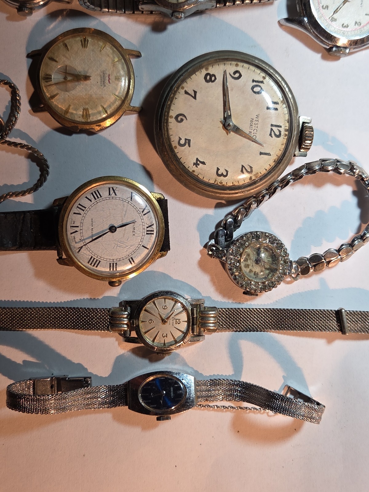 Mechanical Watch Lot, Parts or Repair, None Are Running