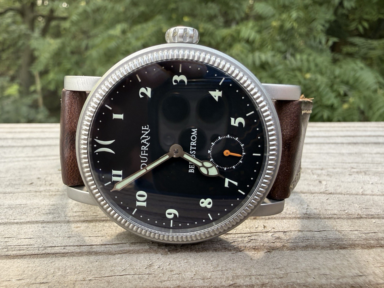 Dufrane Bergstrom Men’s Manual Wind Wrist Watch