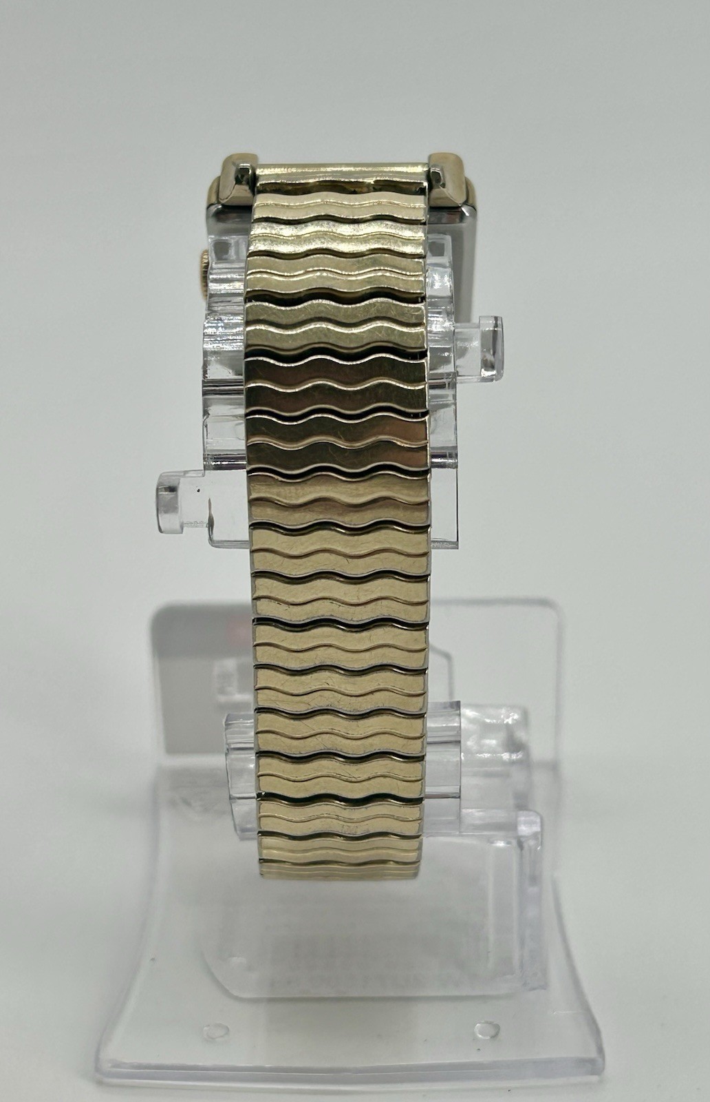 Vintage Benrus Tank Watch Manual Wind Ruby Marker Dial Art Deco 10K RGP Runs