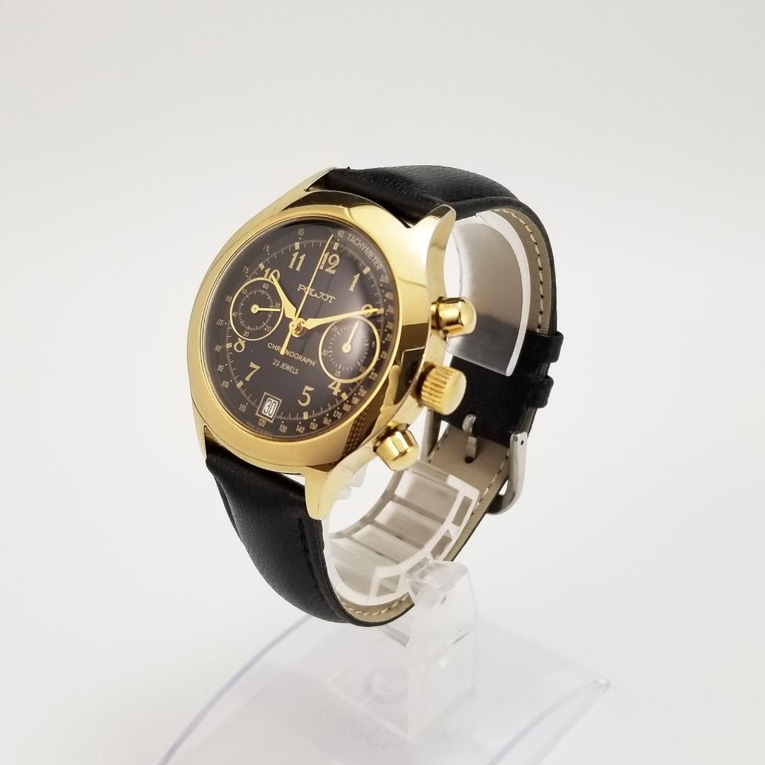 [A4M] Poljot Chronograph Manual Wind Vintage Wristwatch [r8s]