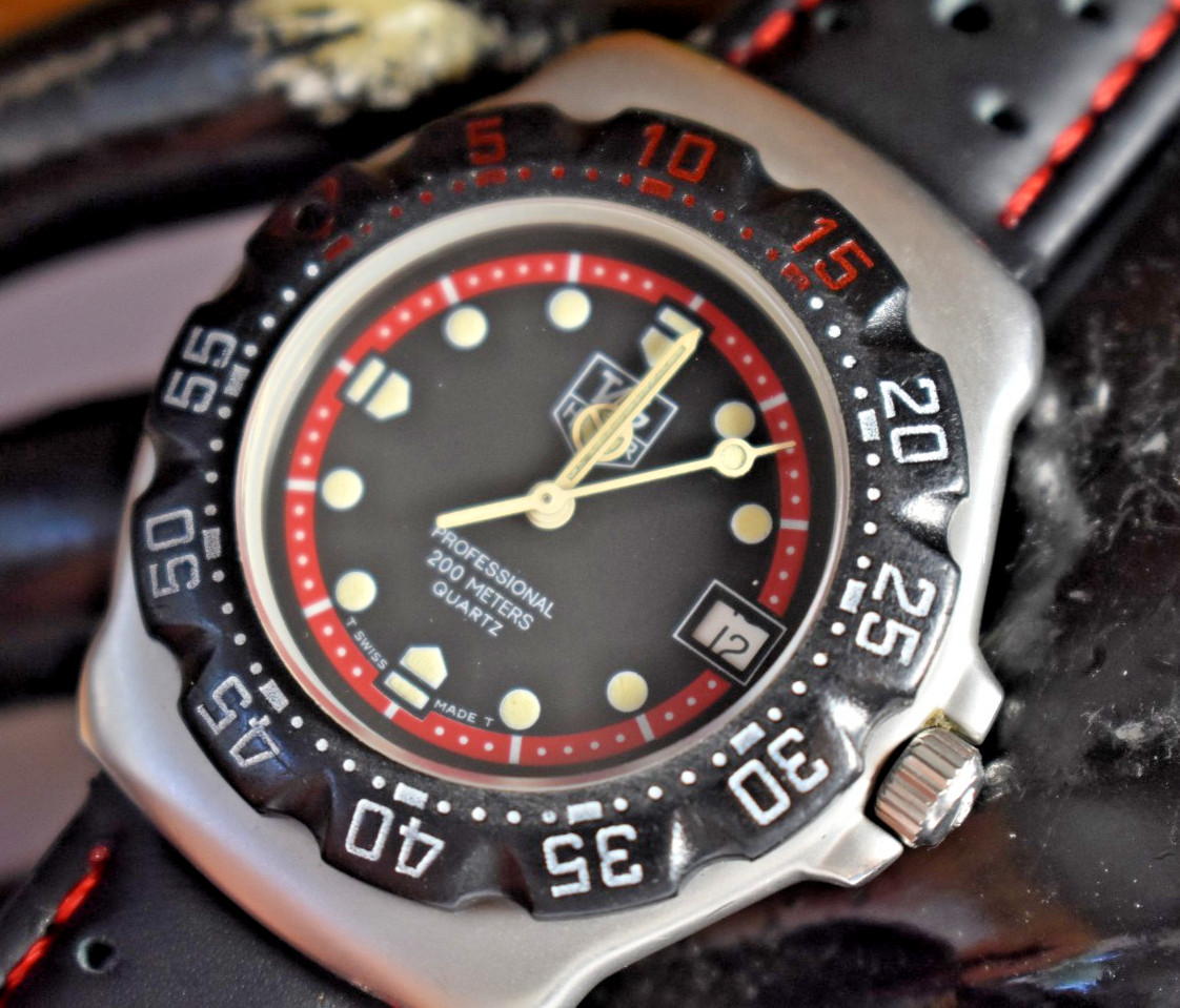 TAG Heuer Formula 1 Professional 200M WA1214 Black Unisex Watch NEW BATTERY!