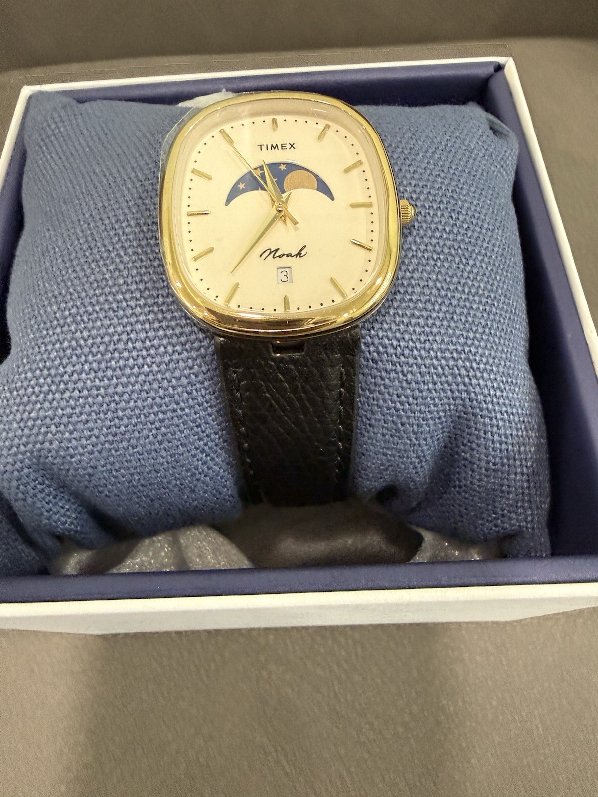 BRAND NEW Noah x Timex Oval Moon Phase Watch (Black / Gold)