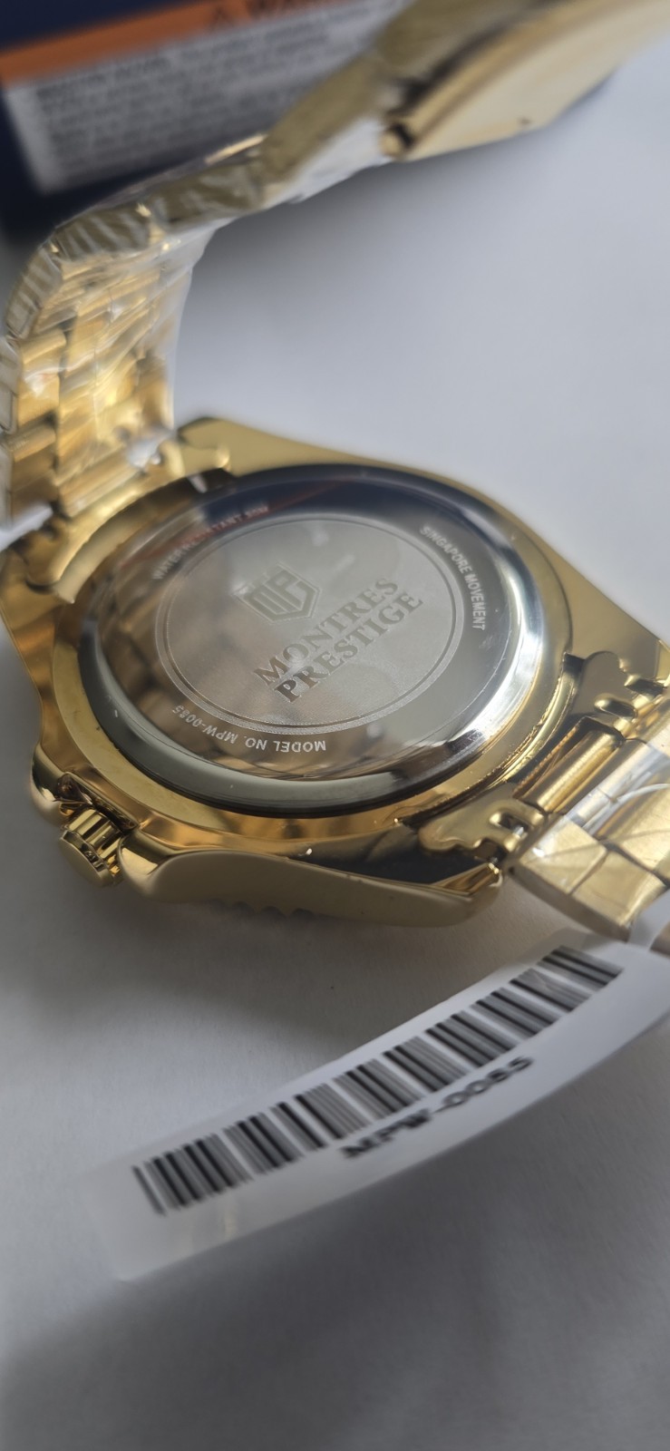 New Invicta X Montres Prestige Norellis Men’s Gold Dive Watch 42mm MPW-0085 NIB