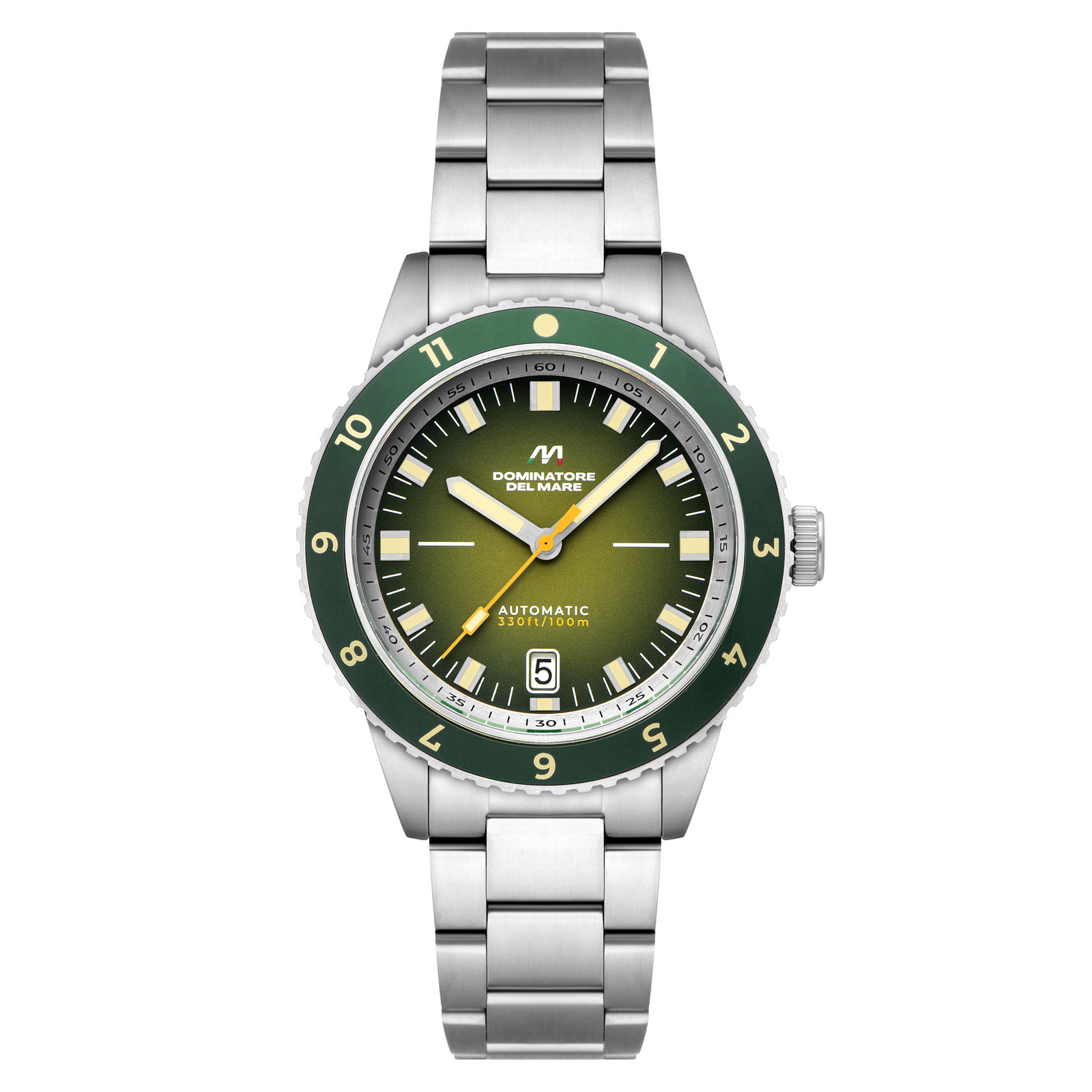 Tropea Automatic Green / Steel Stainless Steel | Green Dial Wristwatch DD-8026-3