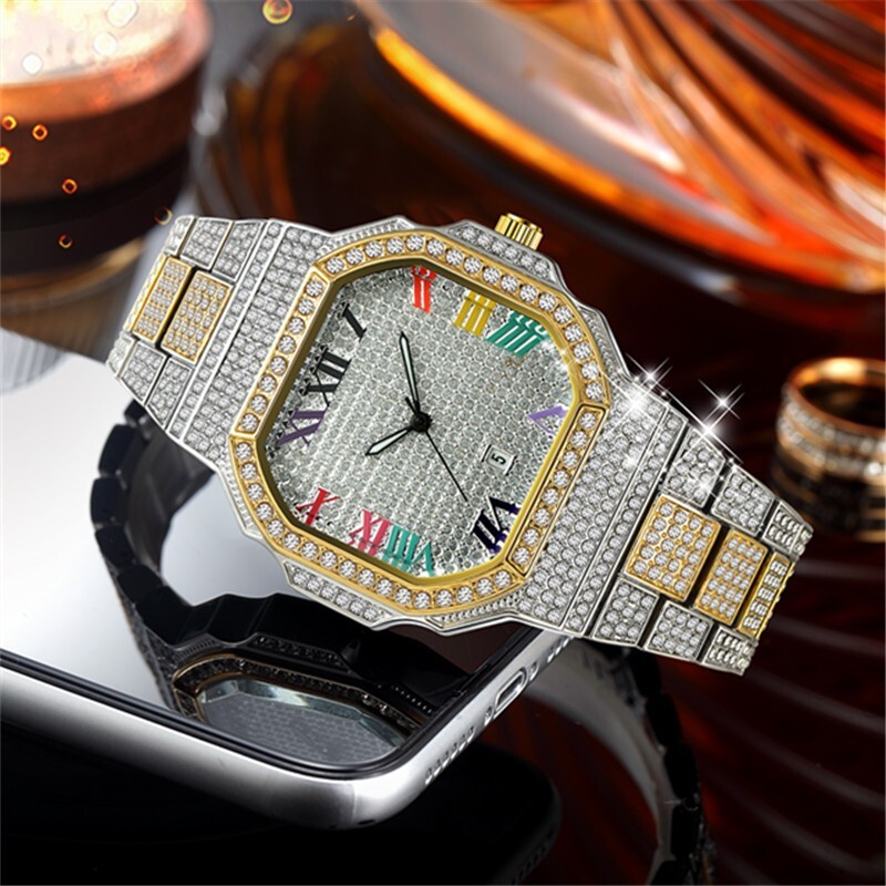 Multicolor Quartz Wrist Watch