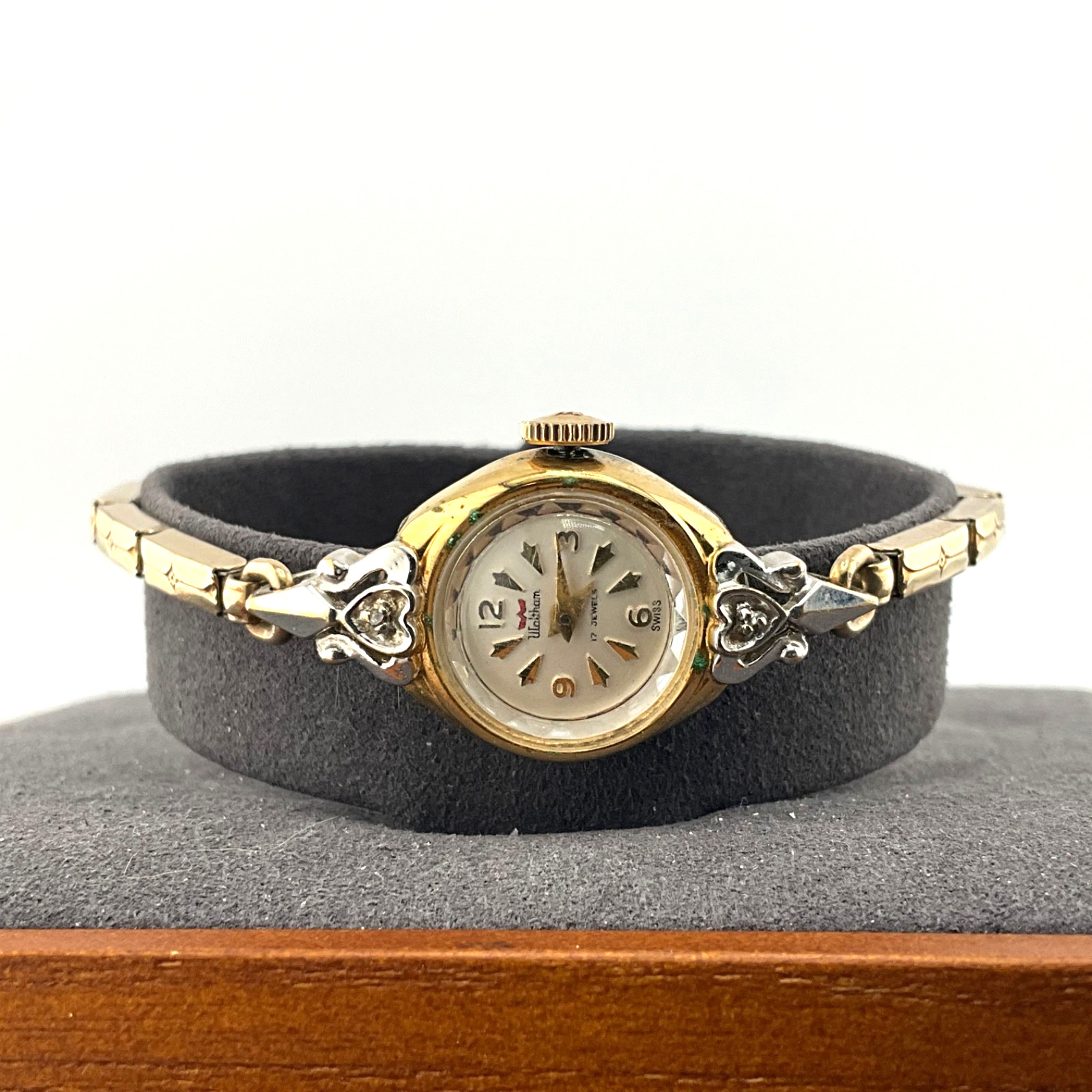 Vintage MCM Waltham Women’s Cocktail Watch 17 Jewels Swiss Wind Up Manual GF
