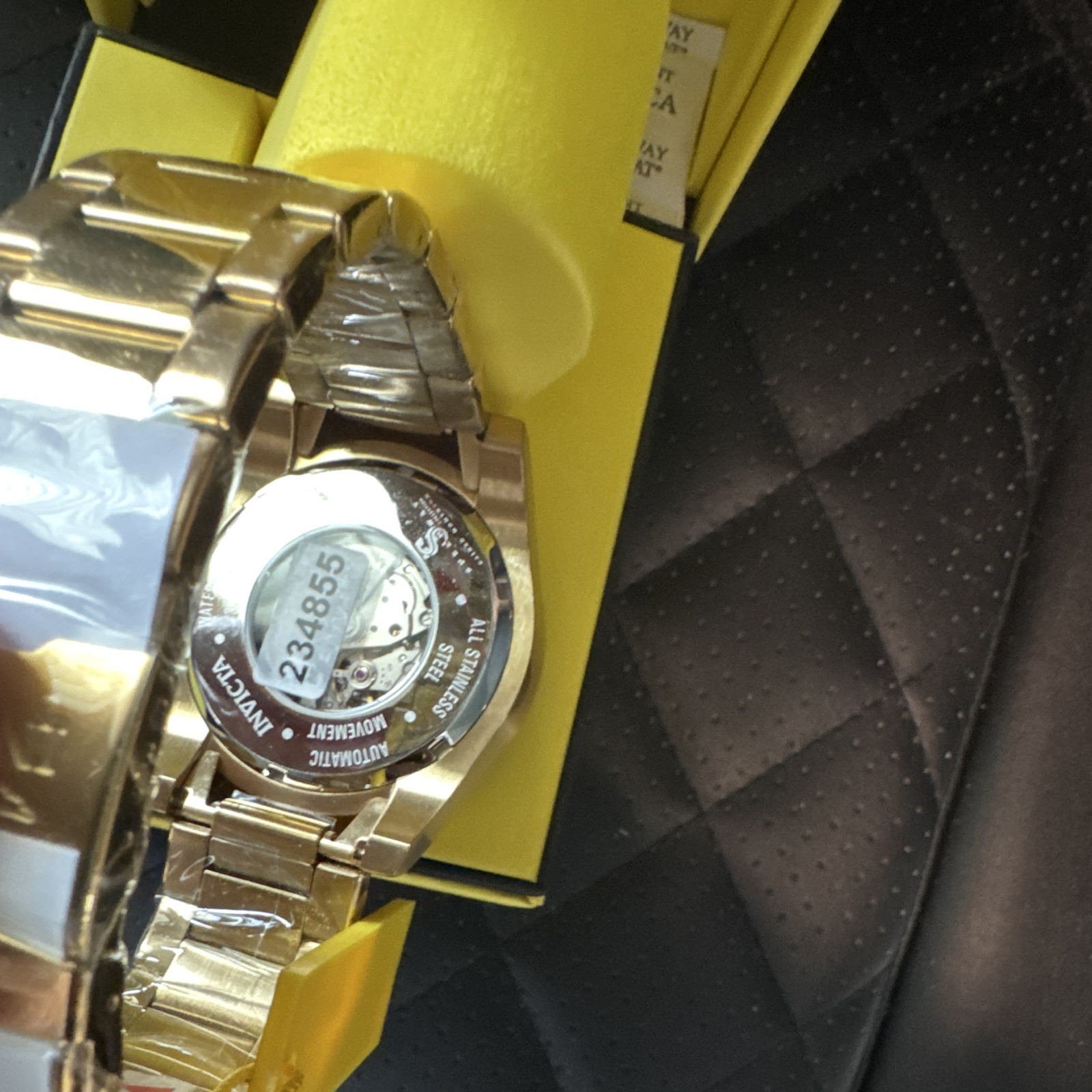 Invicta Speedway High Bank Automatic Men’s Watch – 50mm. Gold (48078)
