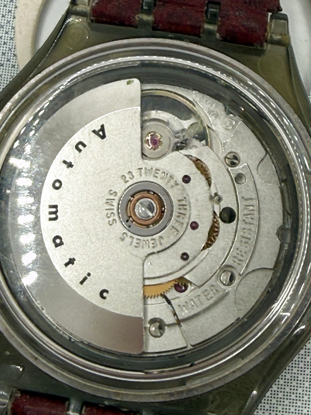 Swatch Automatic SAM100 Rubin 1991 Swiss 23 Jewel New Old Stock NOS