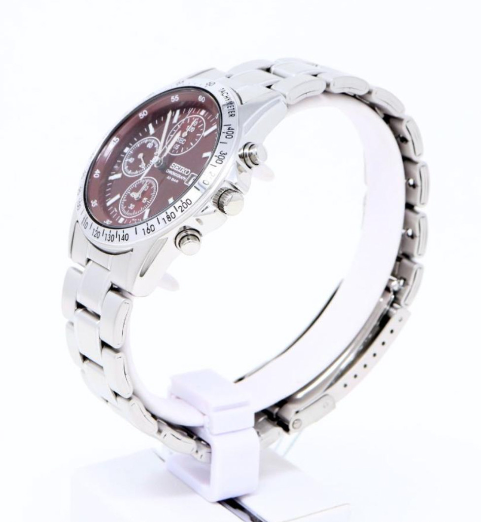 SEIKO SPIRIT SBTQ045 Chronograph RED Quartz Men’s Watch in Box New from Japan