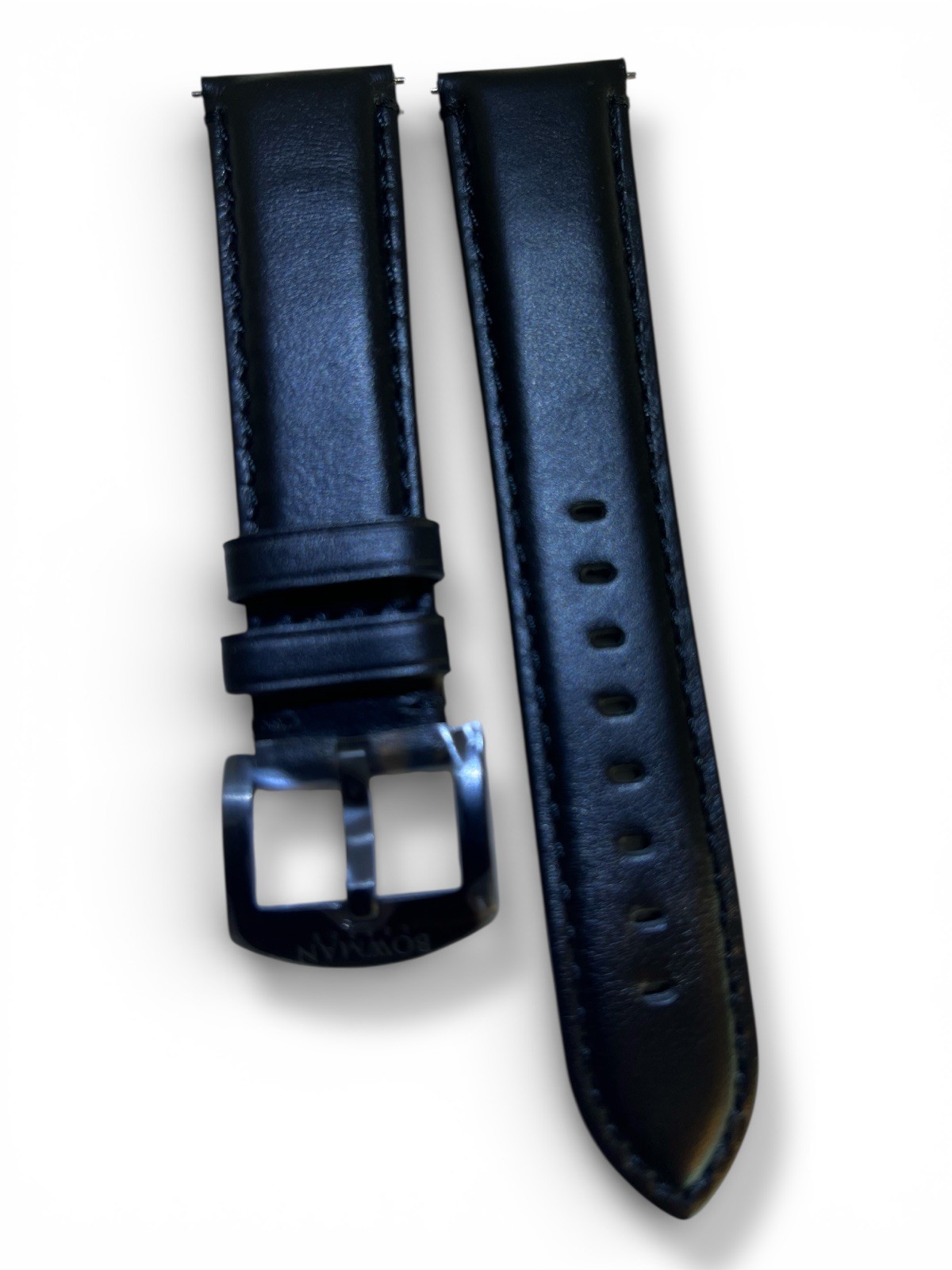 Premium Leather Strap | 22mm Genuine Leather | Field Band | Military grade