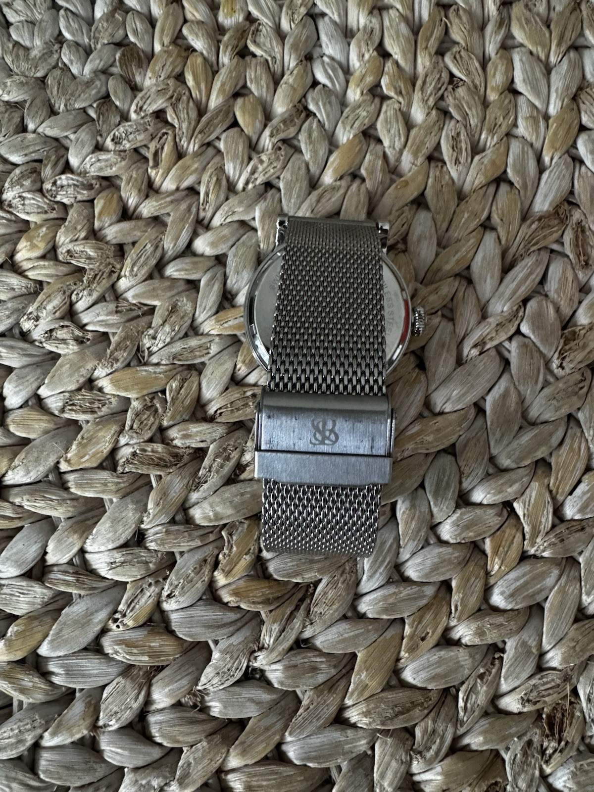 Smith & Bradley Draper Automatic Swiss Movement Grey Dial 40mm Mesh Bracelet