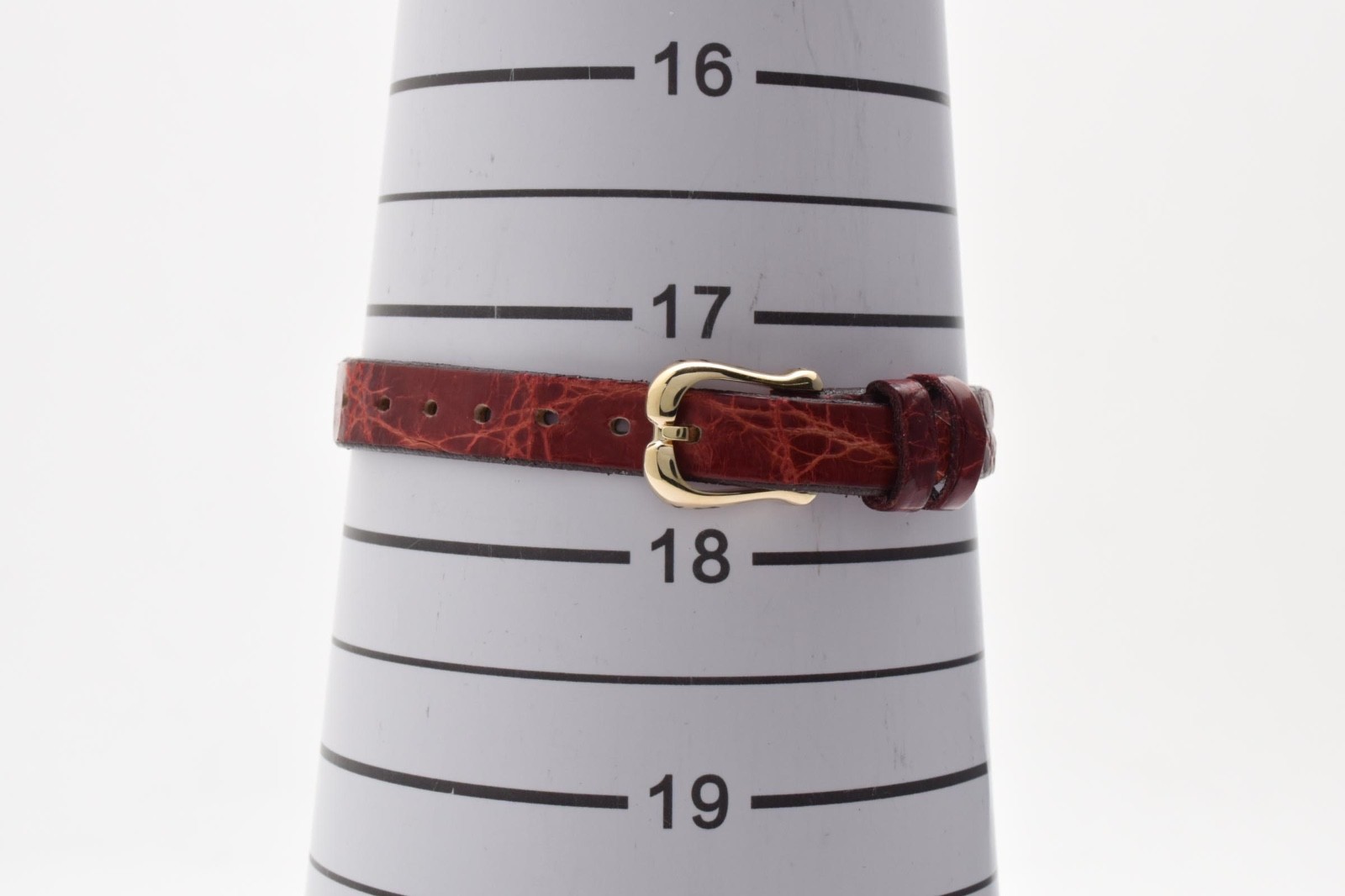[Mint] SEIKO Exceline 1F20-6A4A Gold MOP Dial Red Leather Quartz Women’s Watch