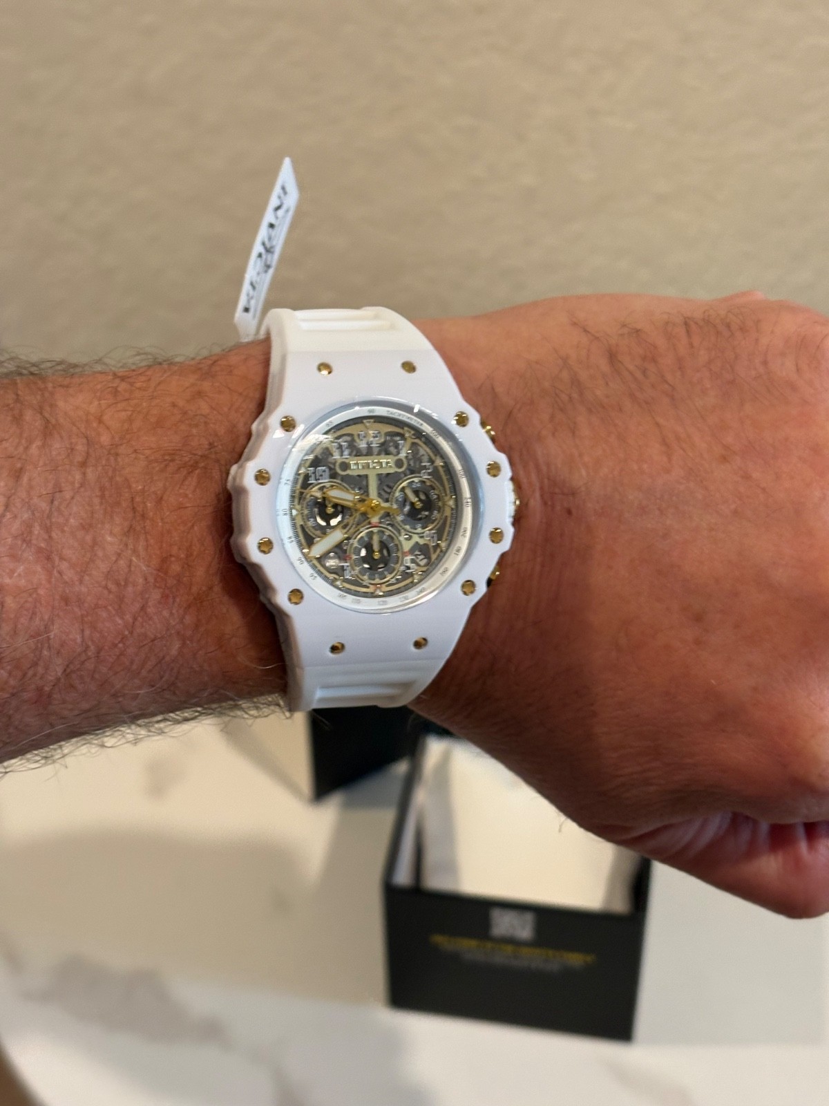 Invicta Racing Vaulthan Men’s Watch – 44mm, White NWT