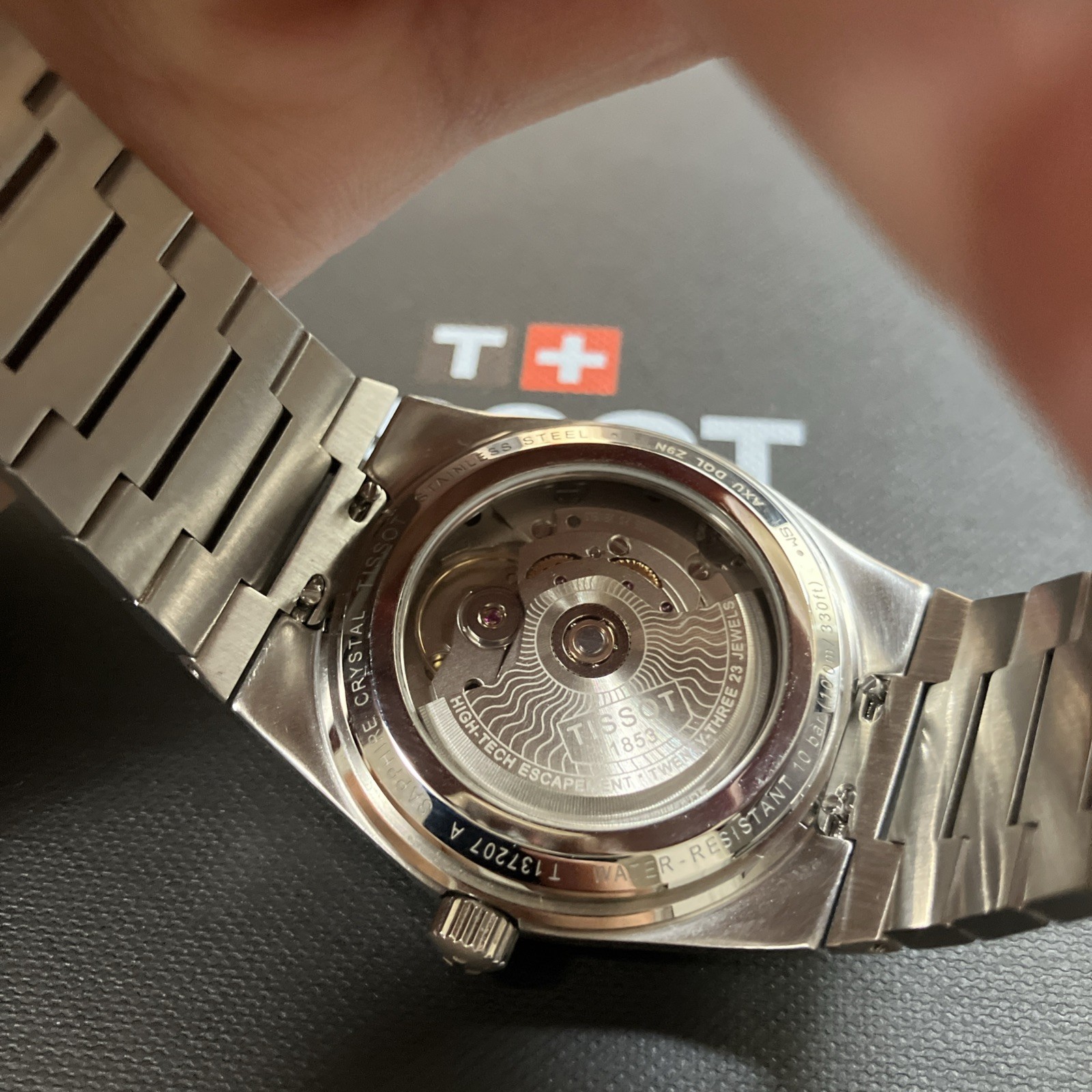 TISSOT T1372071111100 PRX AUTO 35MM MOTHER OF PEARL DIAL T137.207.11.111.00
