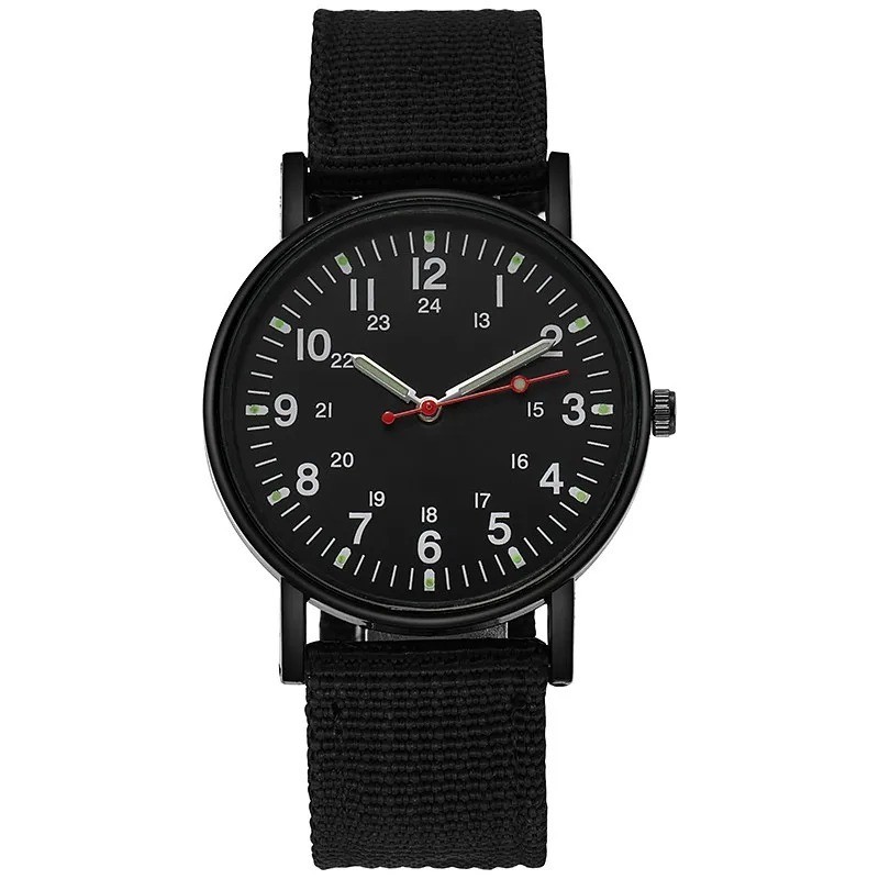 Military Watch Army Durable Water Proof Luminous 24Hours Dial Nylon Strap