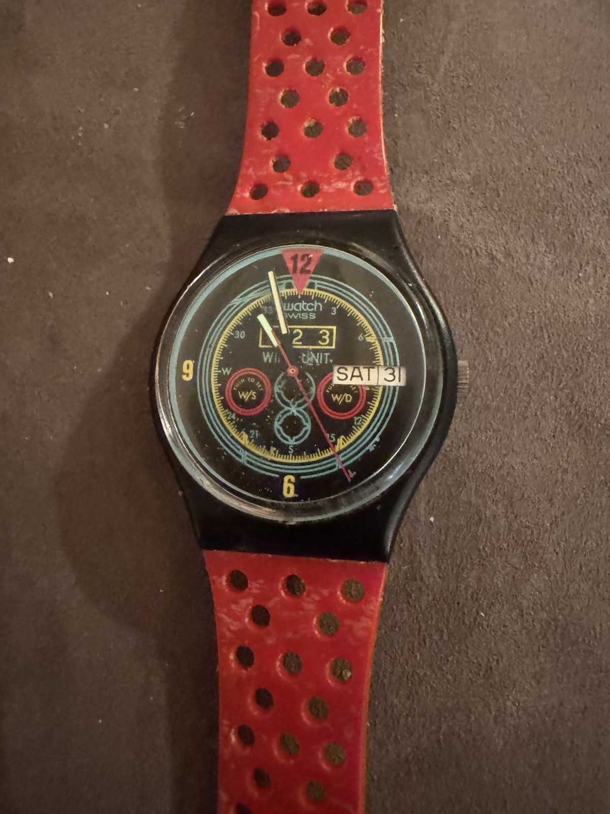 Vintage 1987 Swatch Gent “NAVIGATOR”, GB707,