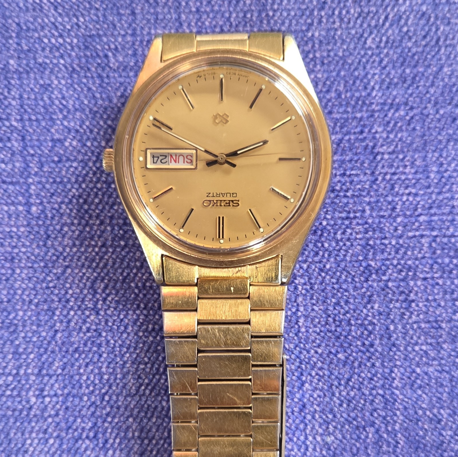 Seiko Men’s Automatic Watch 5 Day/Date 8C23-610 Working Condition- Water resists