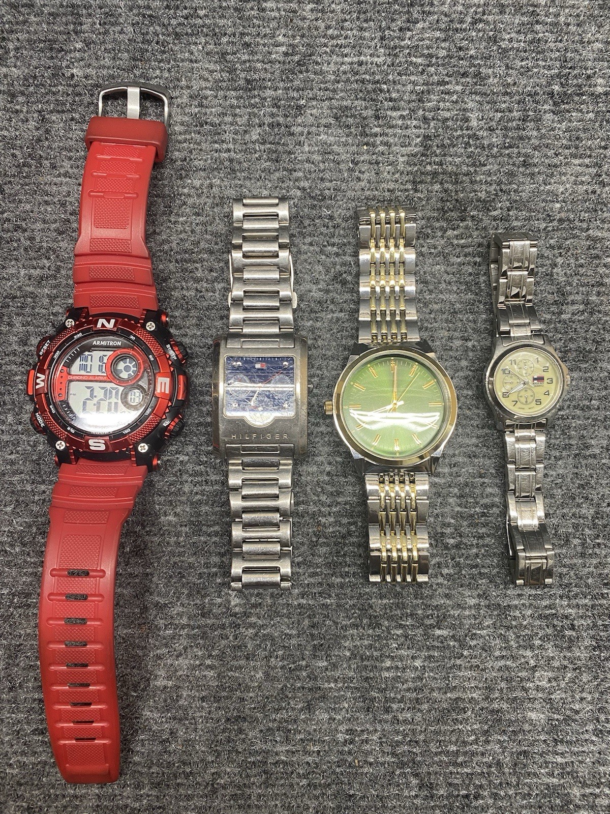Watch lot- various brands Armitron, Hilfiger, Bugle Boy.