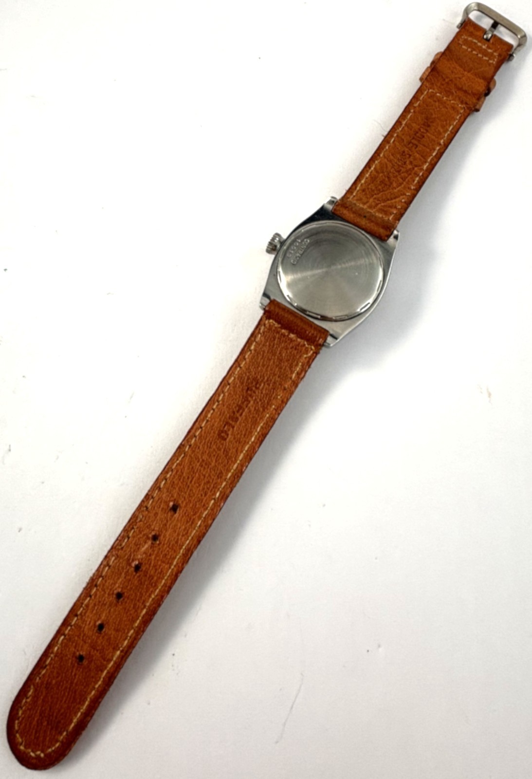 Vintage Wittnauer Allproof Contracid Stainless Steel Mens Watch Cal.56 7J 1940
