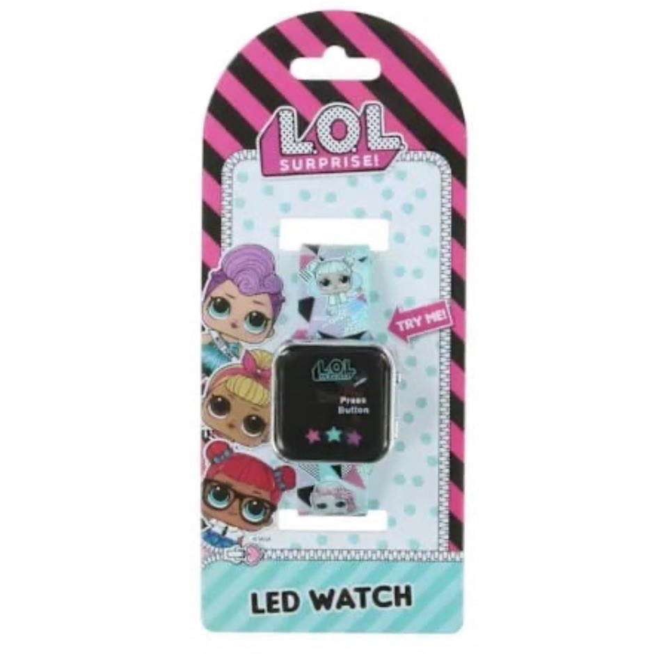 New 2pc Girls Fragrance, Flavored Lip Gloss, Keychain Charm, Watch