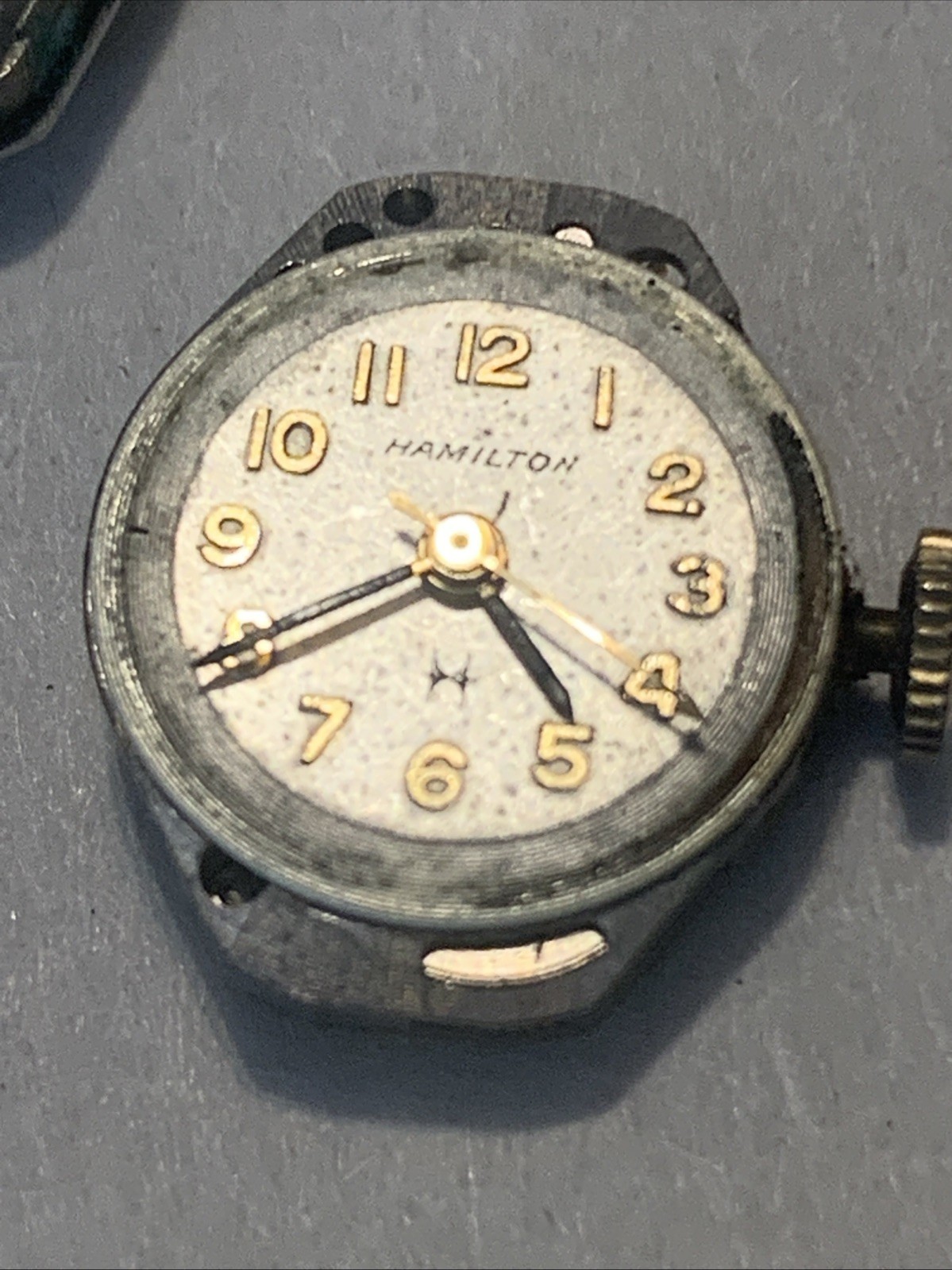 Ladies VTG Hamilton Watch Not Working 10 K Gold Filled 11.2 Gr