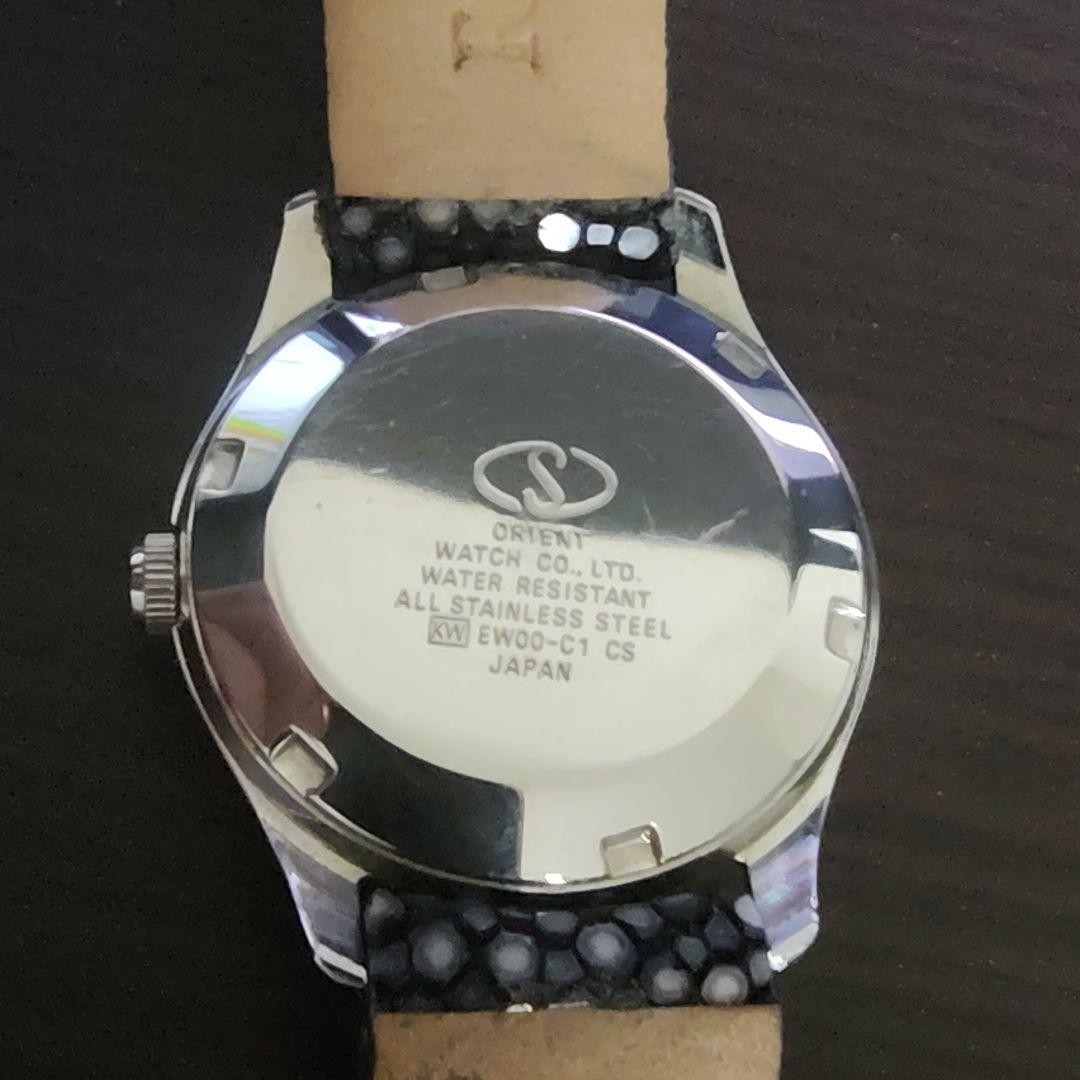 Extremely Beautiful ORIENT STAR Power Reserve Stingray Leather Strap