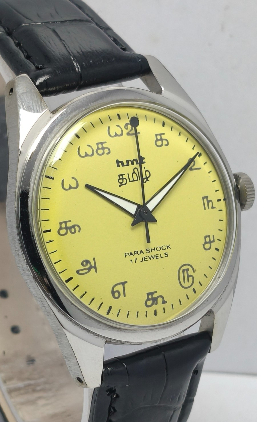 HMT Tamil 17 Jewels Hand-Winding Wrist Watch For Men’s In Working Condition
