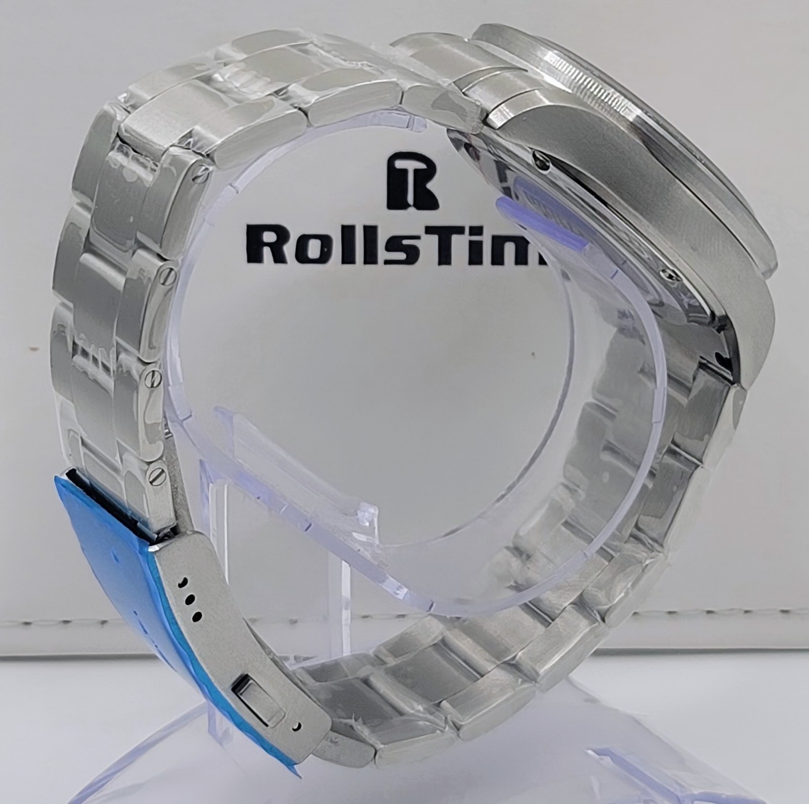 RollsTimi RT7931 VK63 Quartz Stainless Steel Chronograph Watch. US Seller!!!!