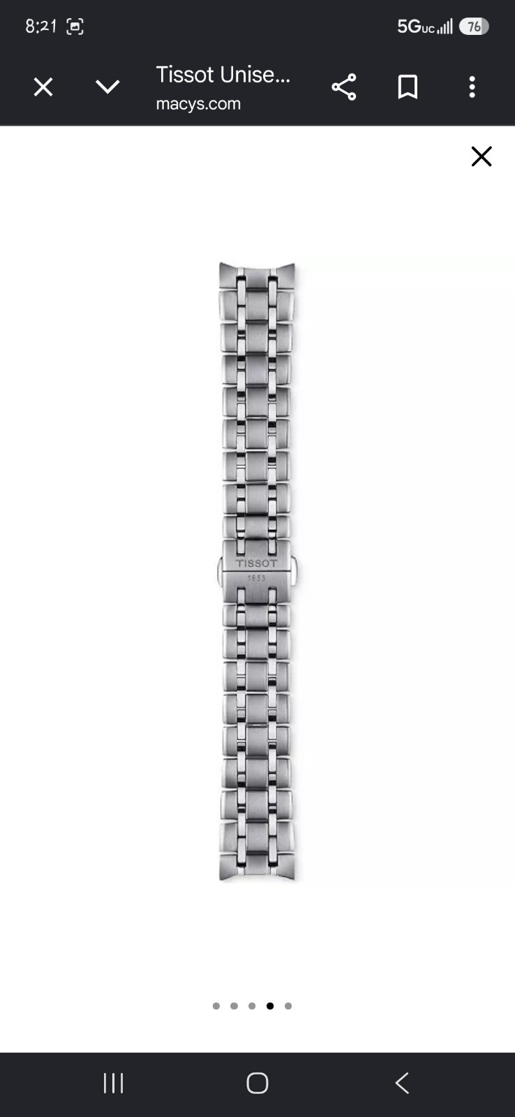 Tissot Chemin Des Tourelles Silver Unisex Adults Watch – T139.807.11.031.00