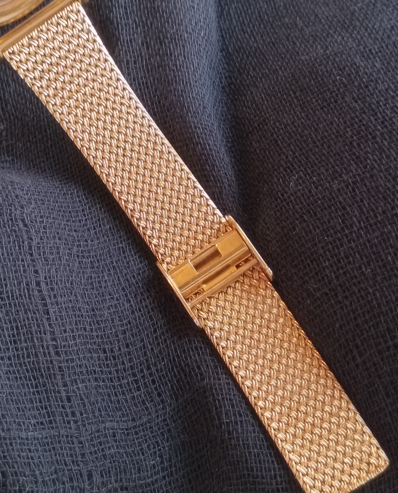 DELUXE 18k Solid Gold OMEGA Constellation Bracelet Automatic Vintage Mens Watch