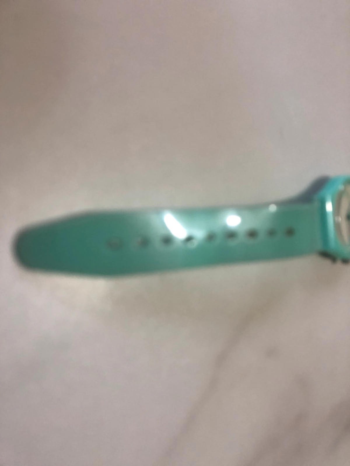 identity london green plastic watch