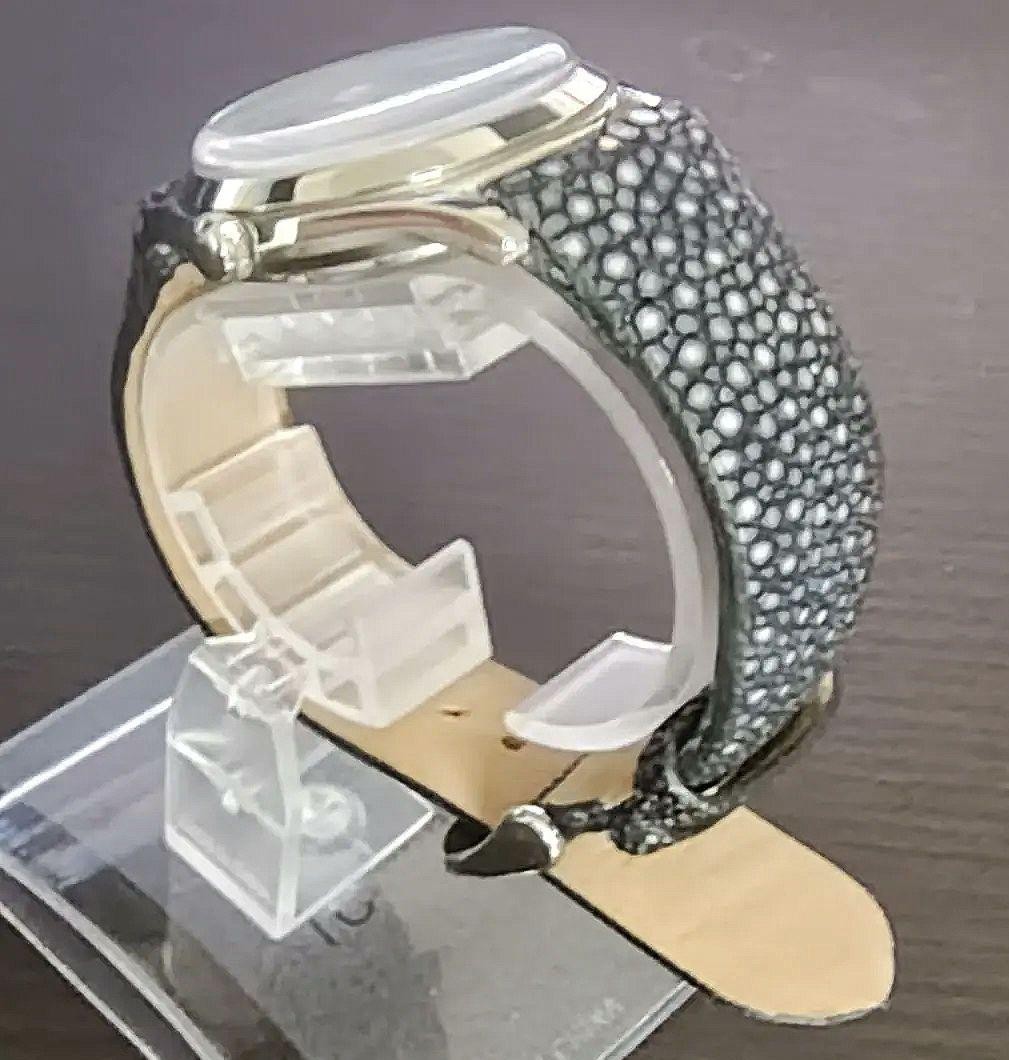 Extremely Beautiful ORIENT STAR Power Reserve Stingray Leather Strap