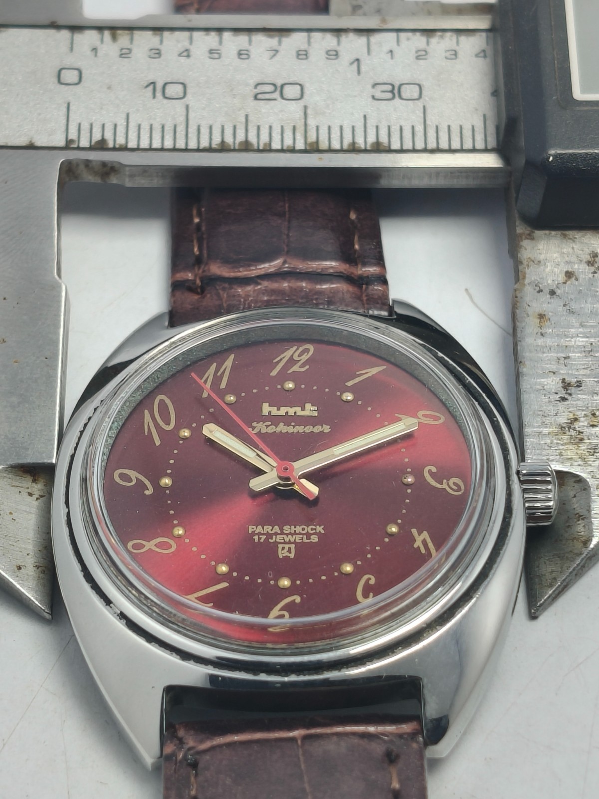 HMT Kohinoor 17J Hand Winding Wrist Watch For Men’s In Working Condition