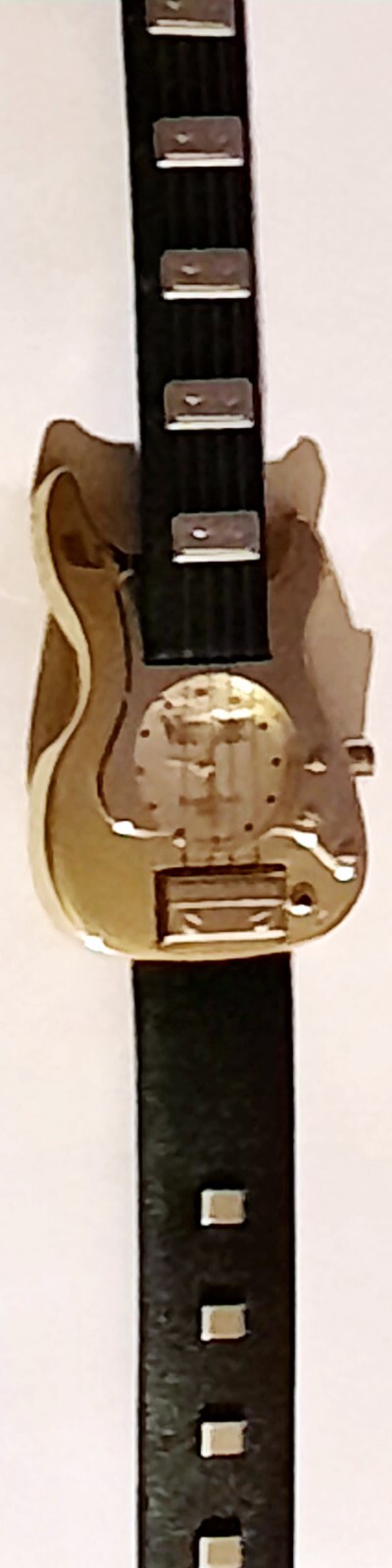 Brand New Gold WRISTROCK Guitar Watch w/ Guitar Case – 1 Year Warranty