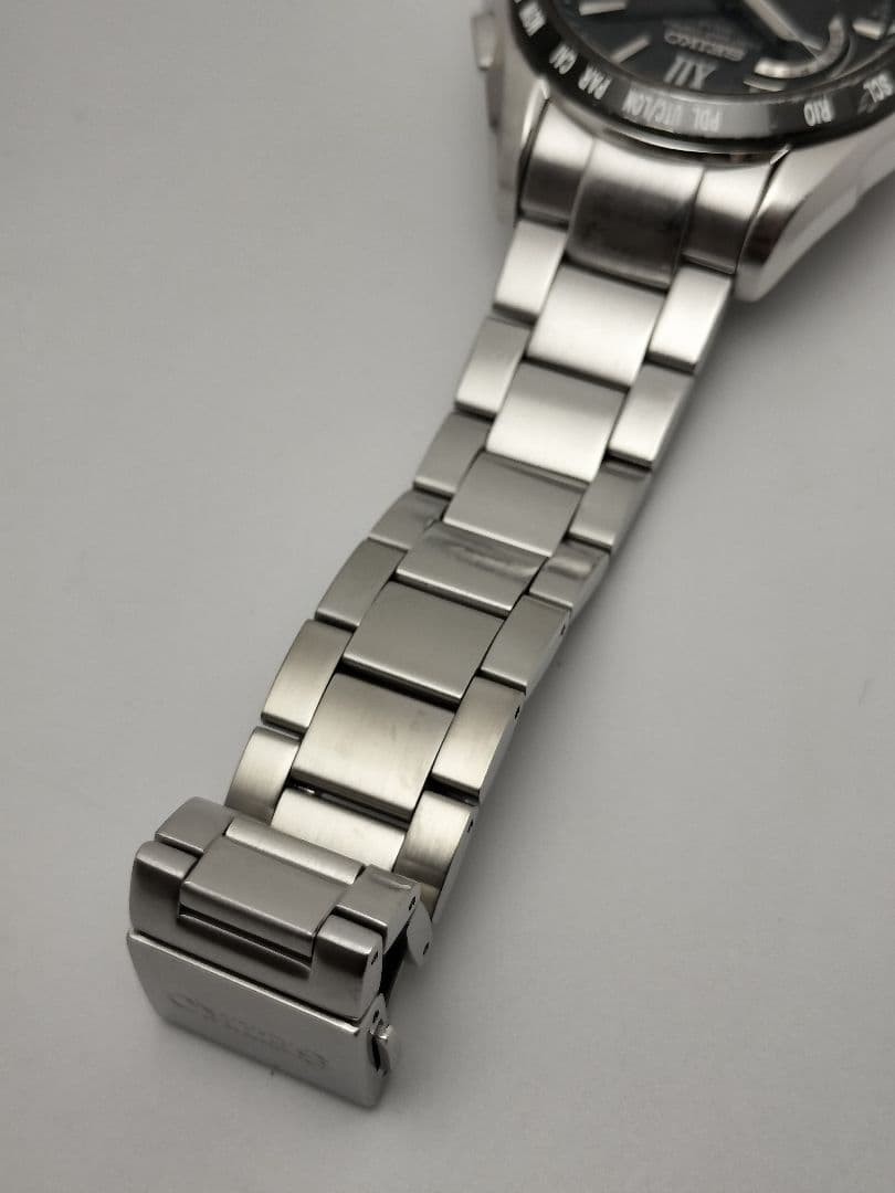 Seiko Brightz Solar World Time 8B54-0AE0 wrist 19.3cm/7.6in with Box