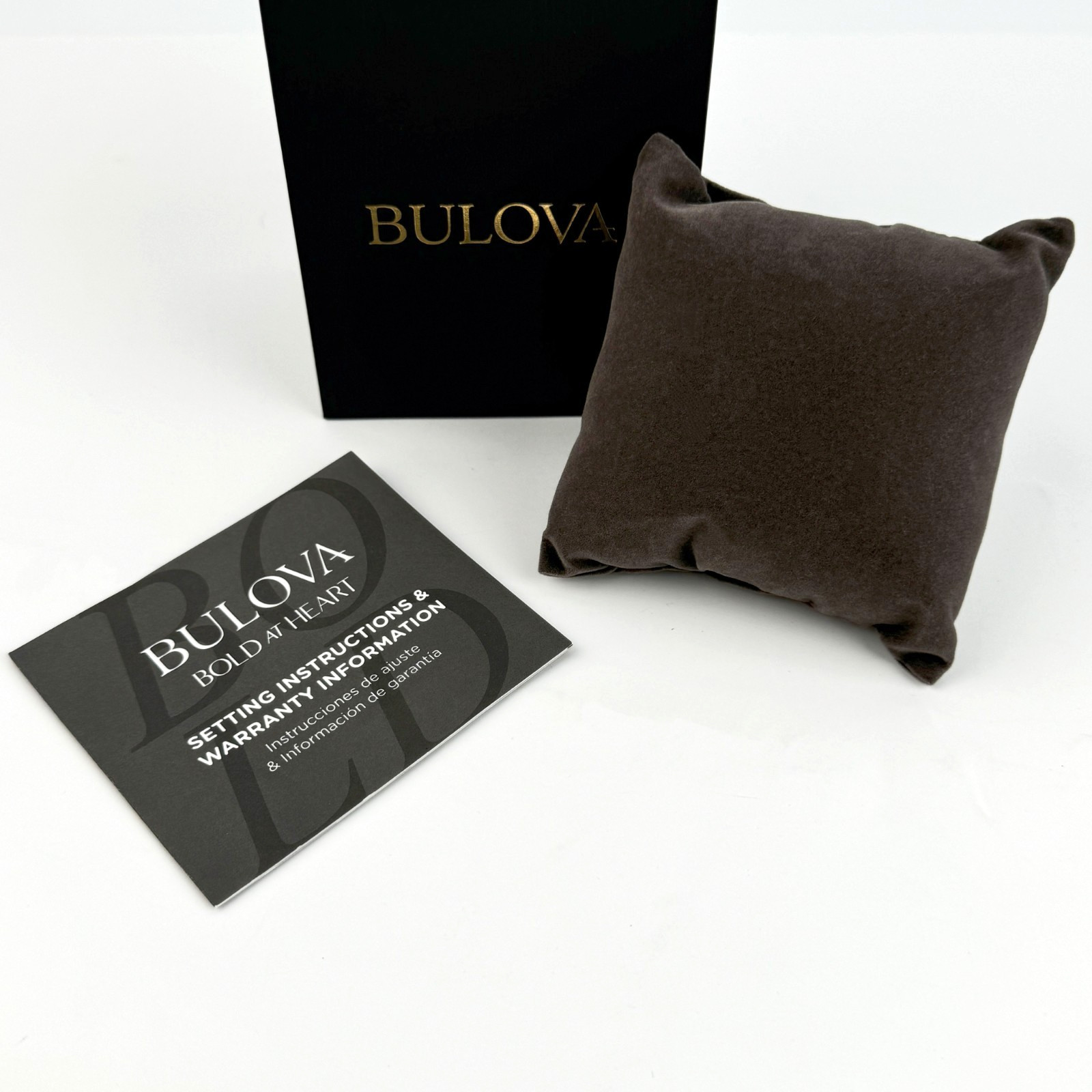 Bulova Crystal Octava 98C134 Quartz Black Pave Dial Stainless Men’s Watch 41.5mm